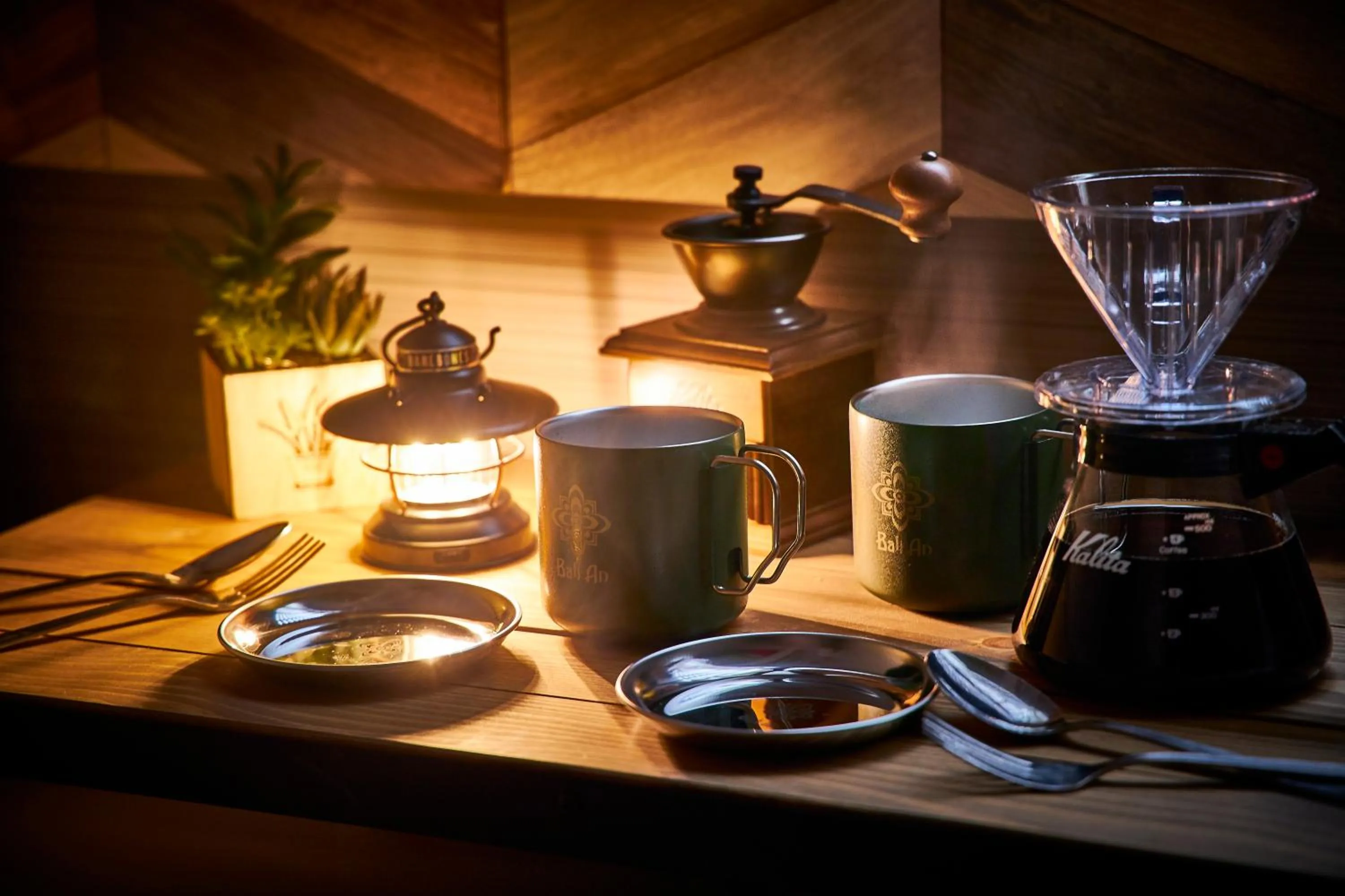 Coffee/tea facilities in Hotel BaliAn Resort Shinjuku Glamping