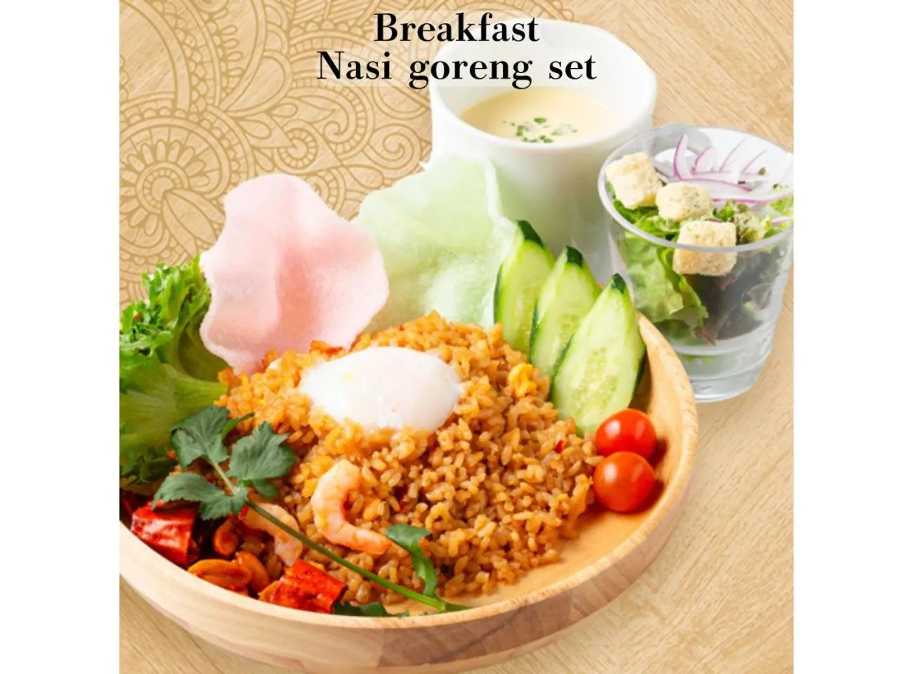 Breakfast in Hotel BaliAn Resort Shinjuku Glamping