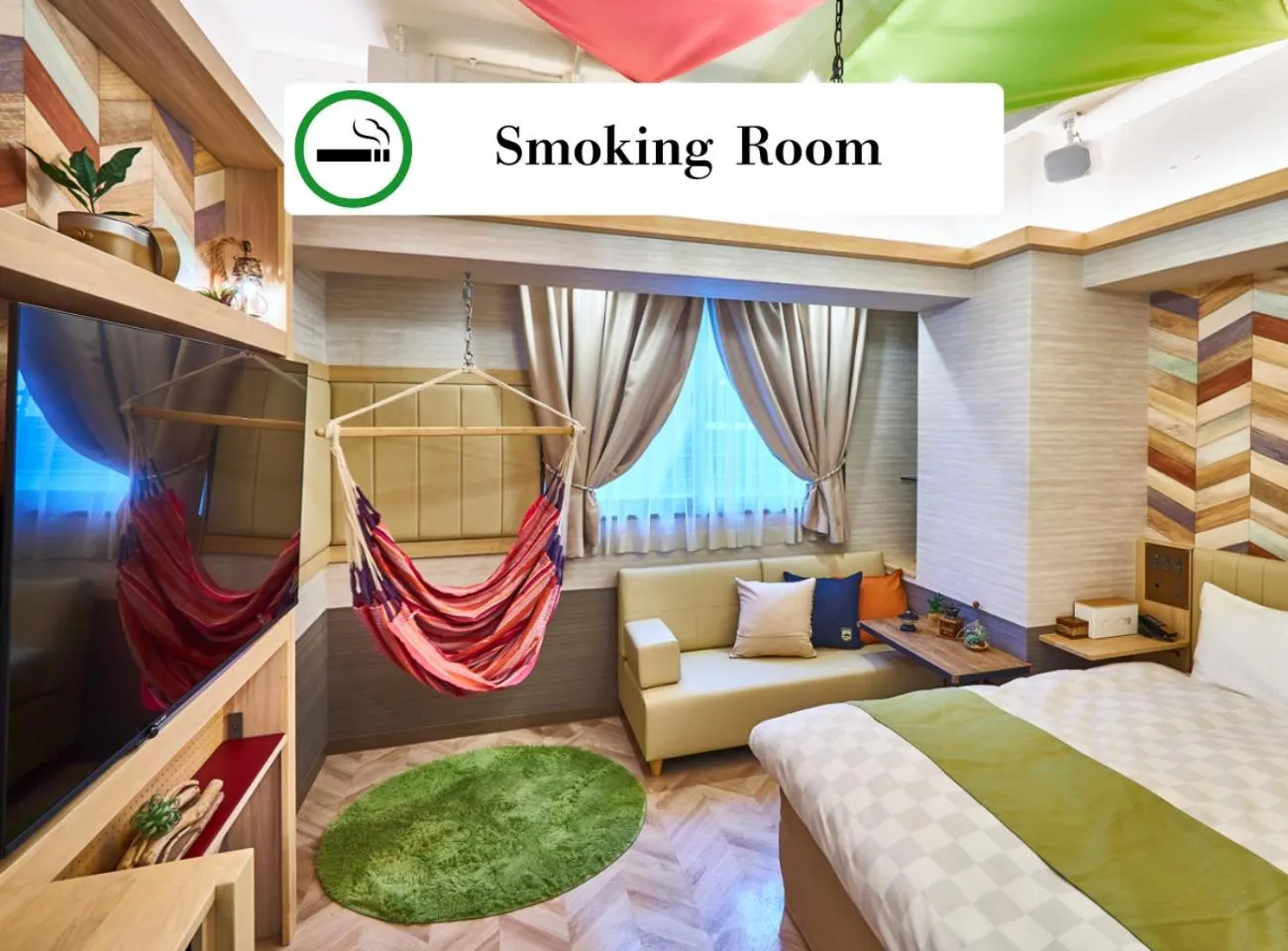 Photo of the whole room, Bed in Hotel BaliAn Resort Shinjuku Glamping