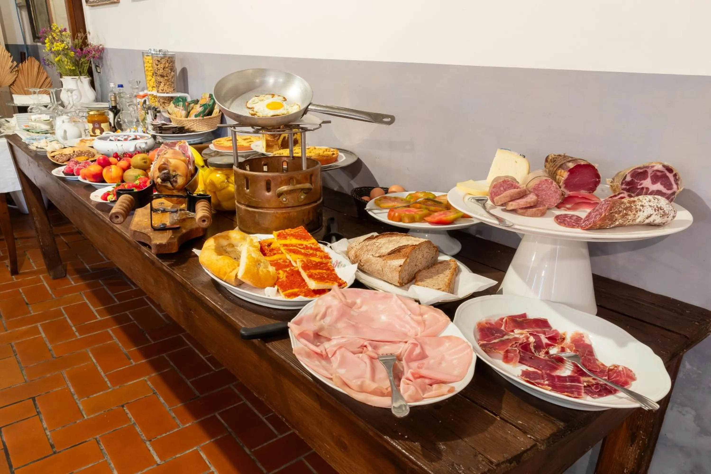 Food and drinks in Locanda Tanè