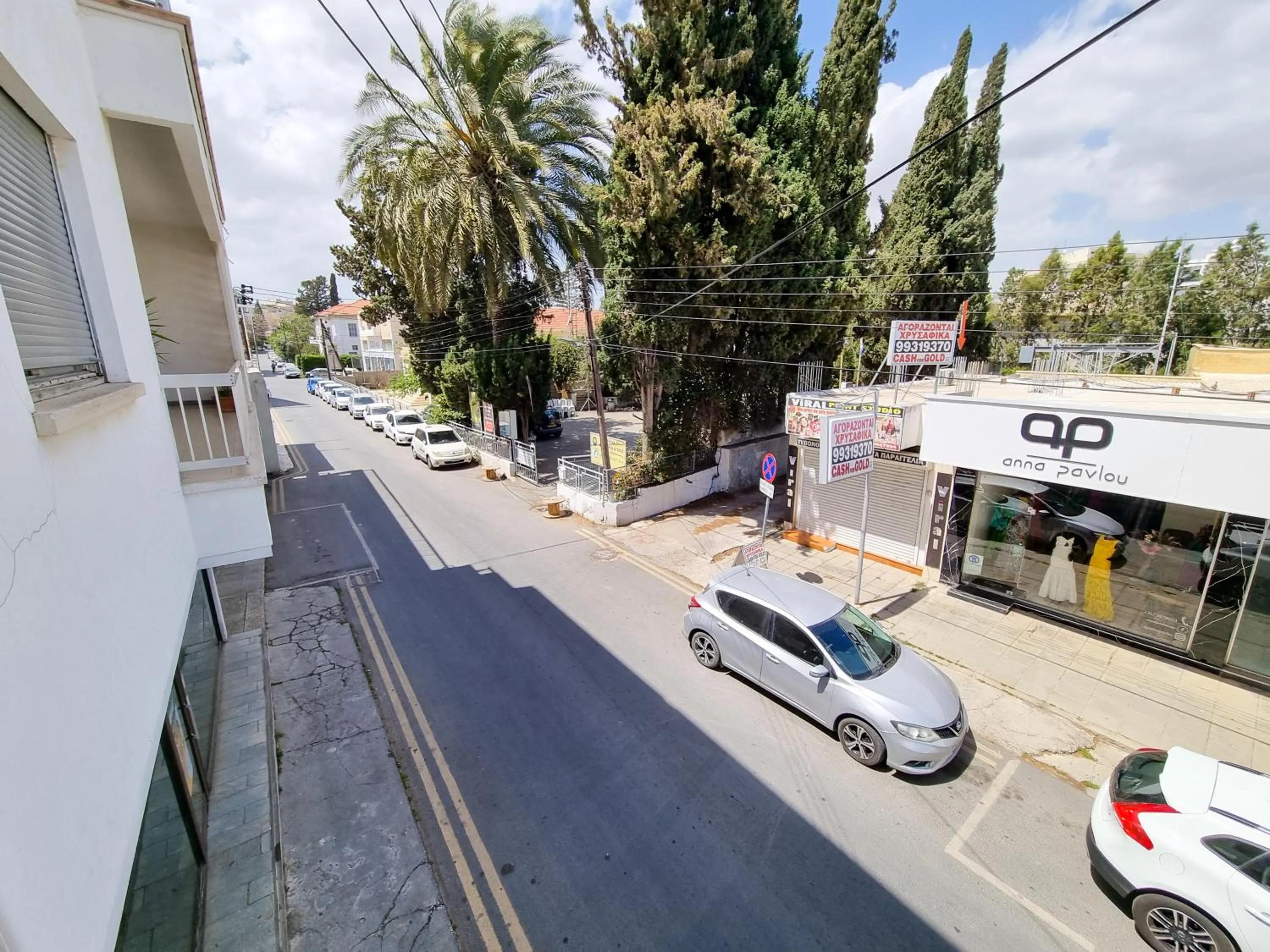 Street view in Cheer Up City Apartment, Near to the Finikoudes Beach