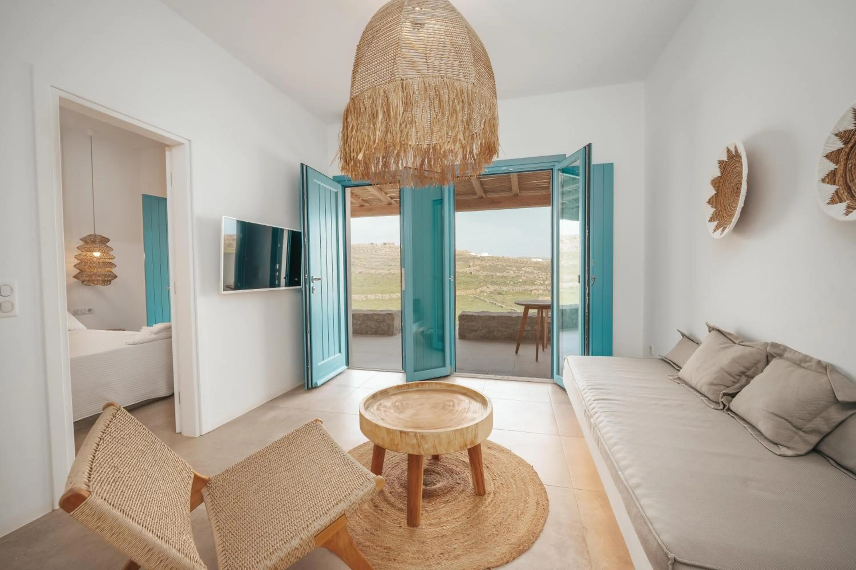 Seating area in Anemela Villas & Suites Mykonos