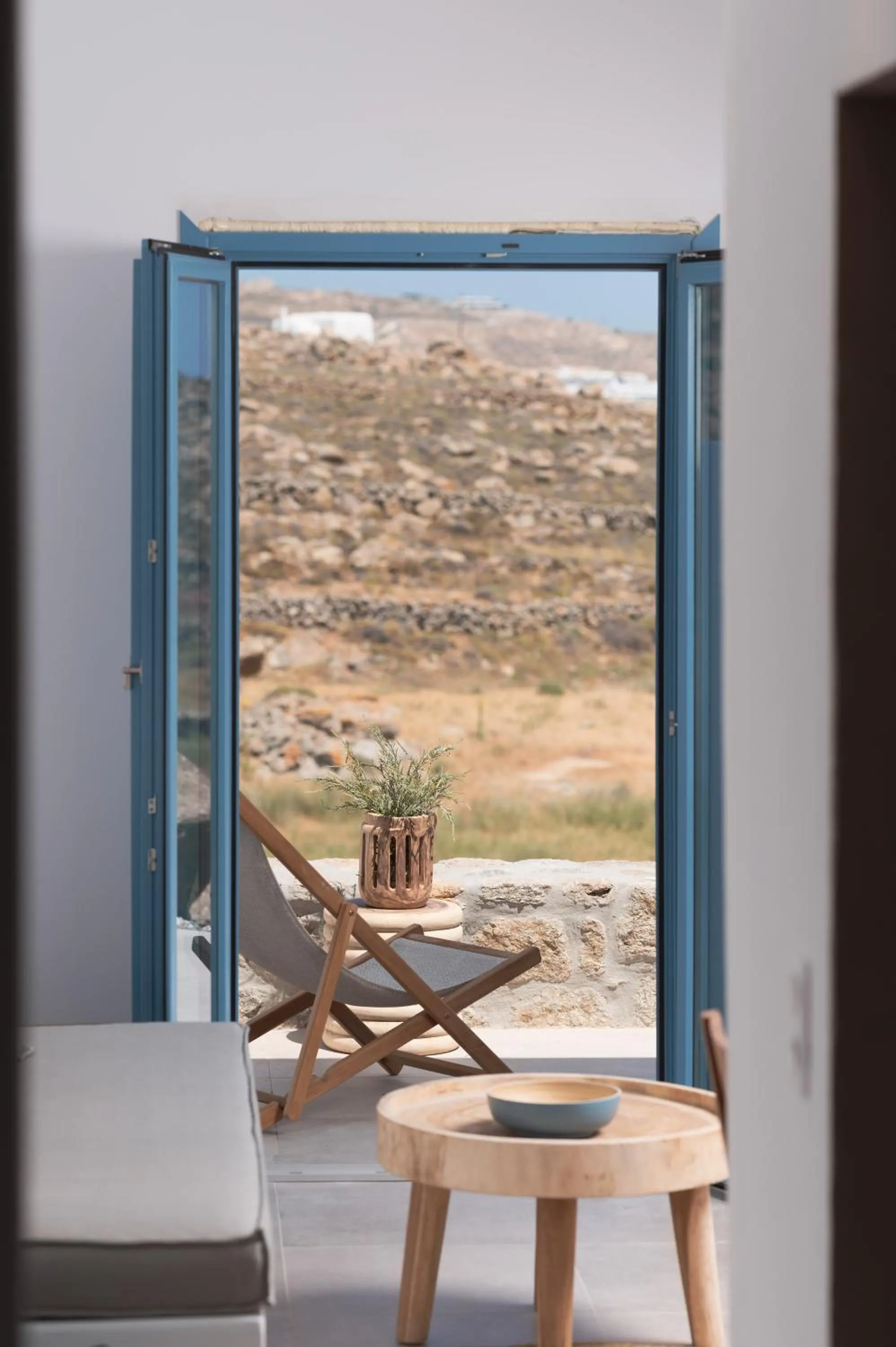 Balcony/Terrace in Anemela Villas & Suites Mykonos