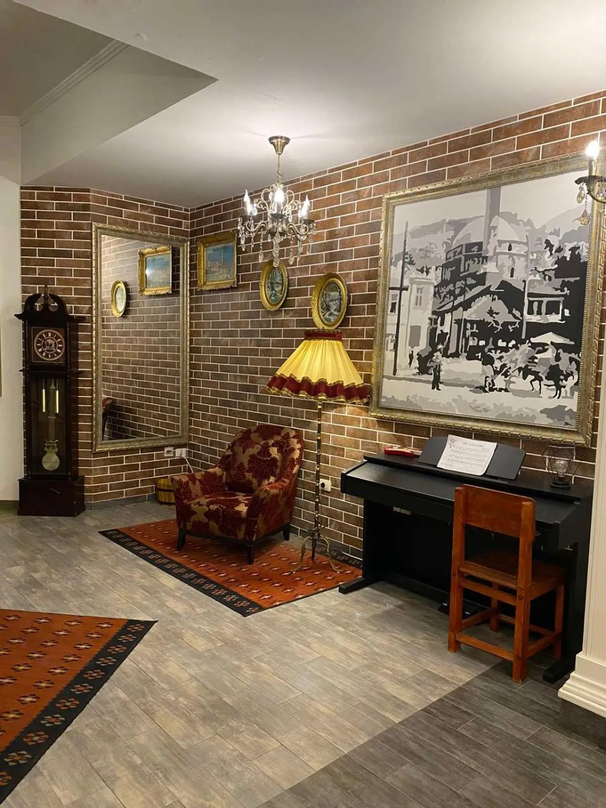 Lobby or reception in Theranda Hotel