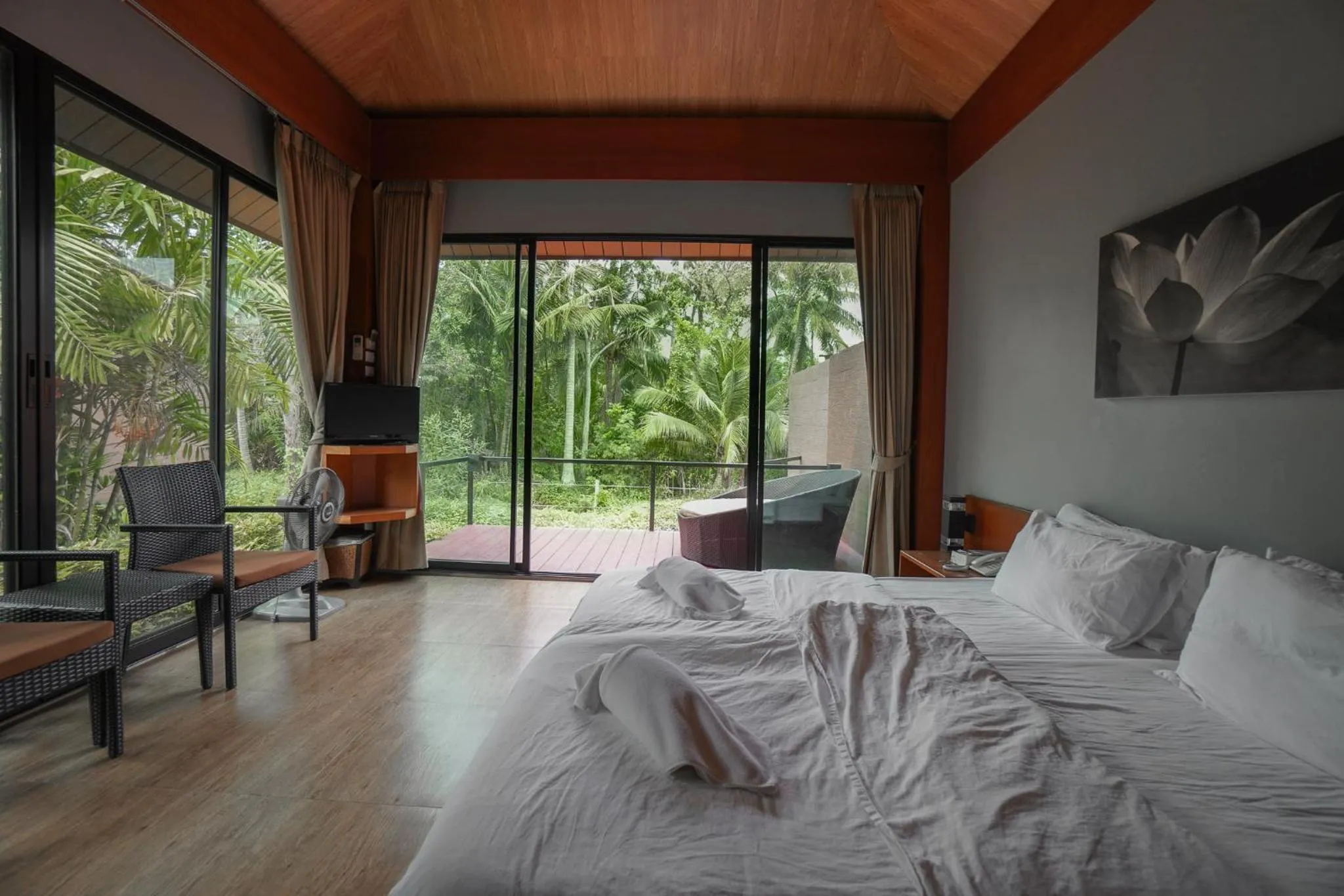 Bed in The Grace Amphawa