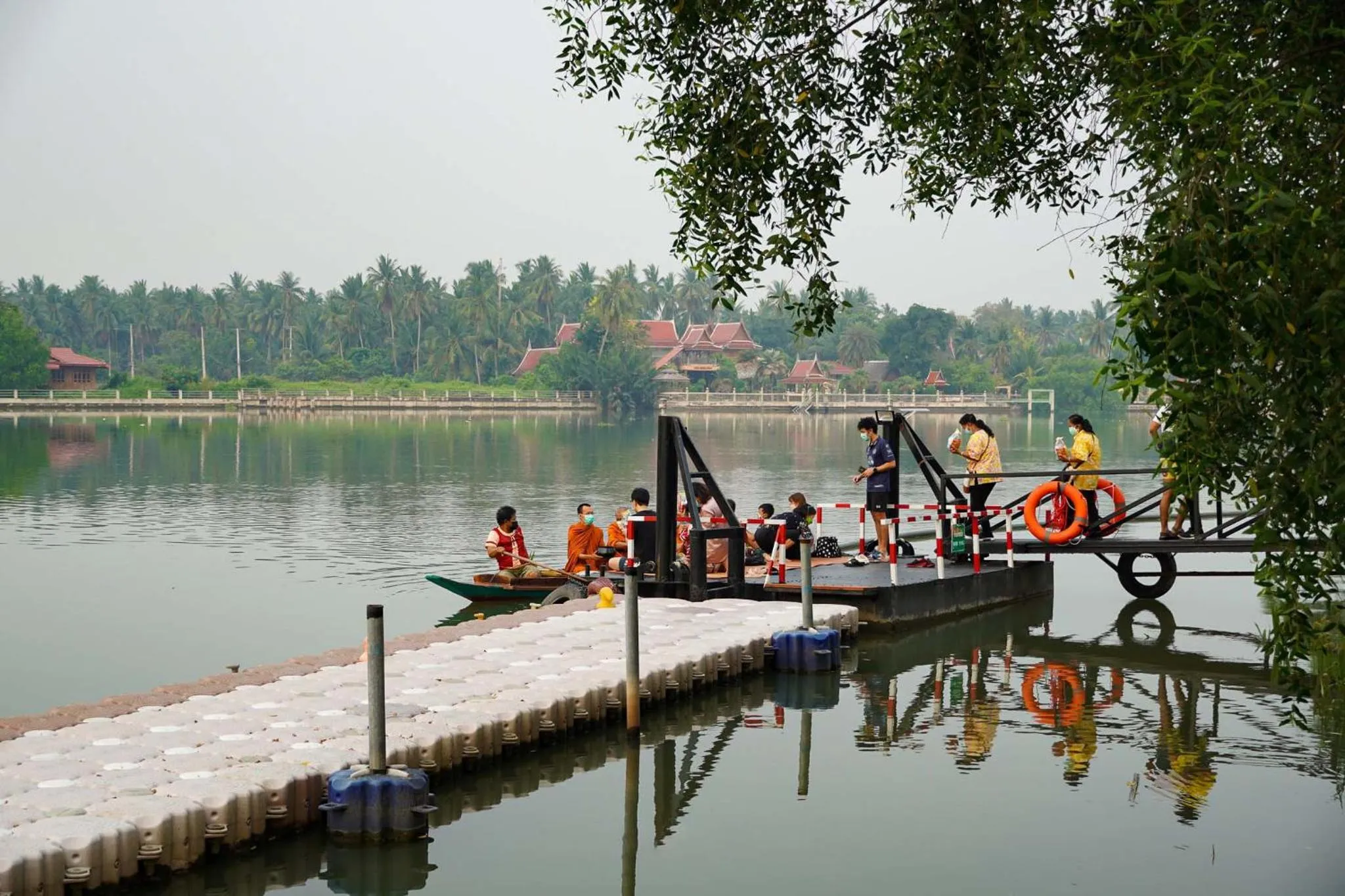 Lake view in The Grace Amphawa