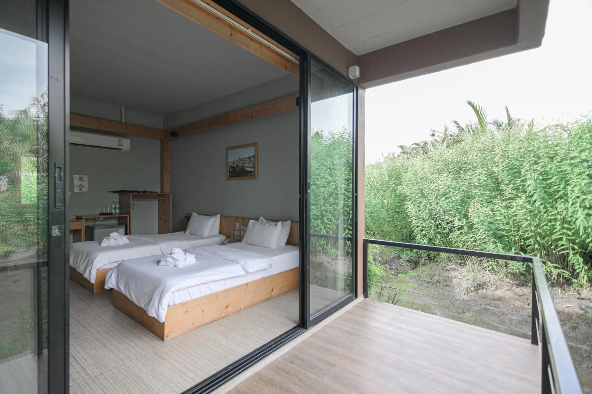 View (from property/room), Bed in The Grace Amphawa