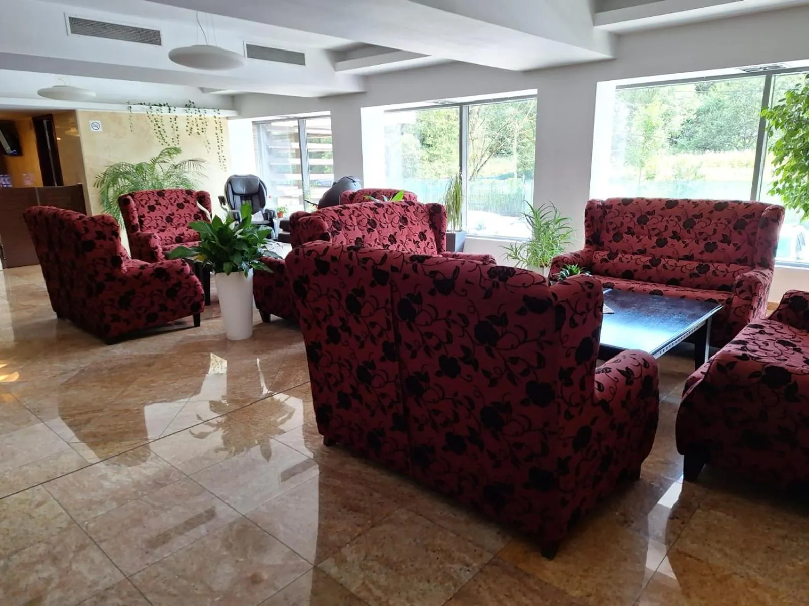 Lobby or reception in Hotel Carpați