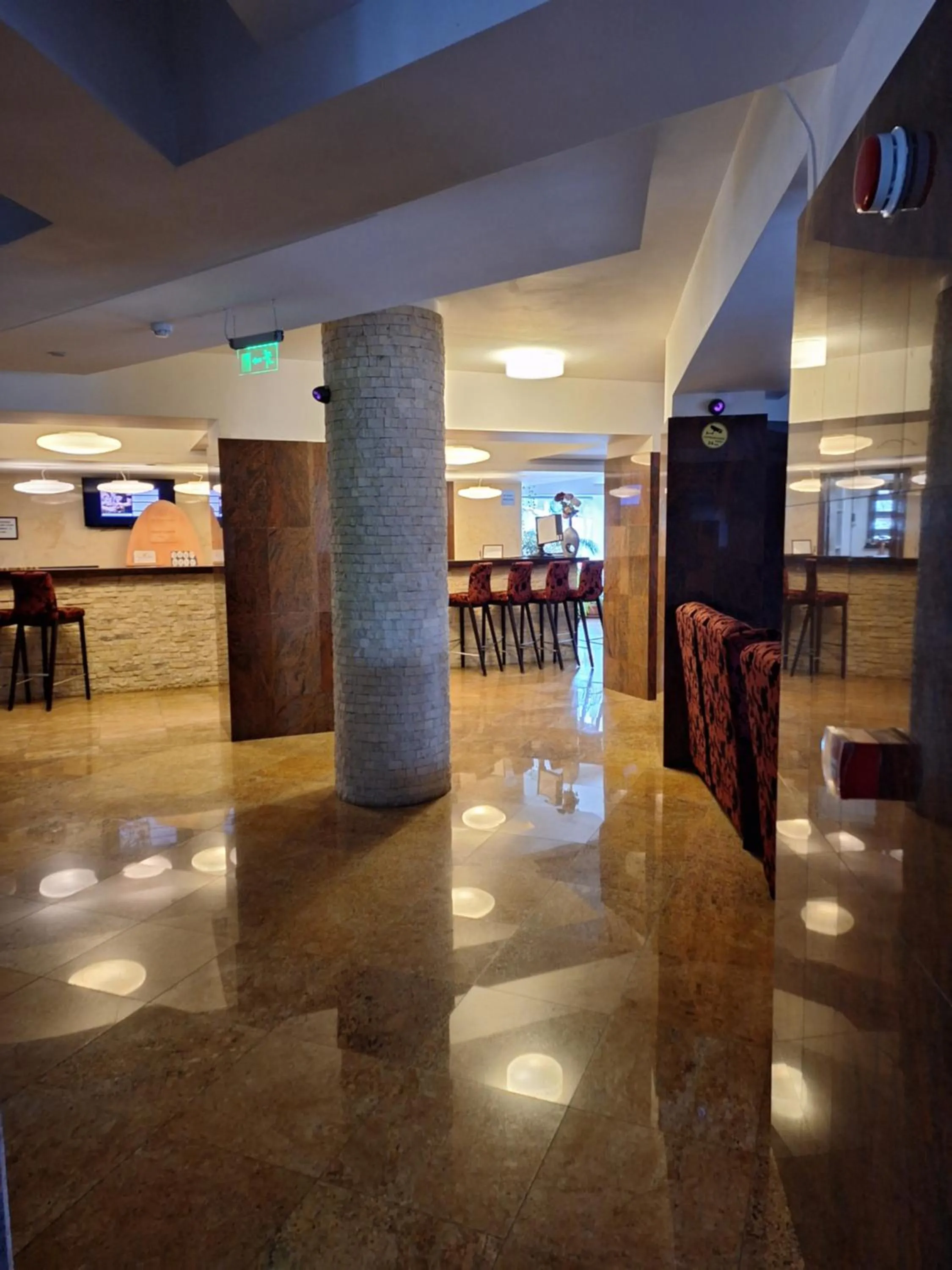 Lobby or reception in Hotel Carpați