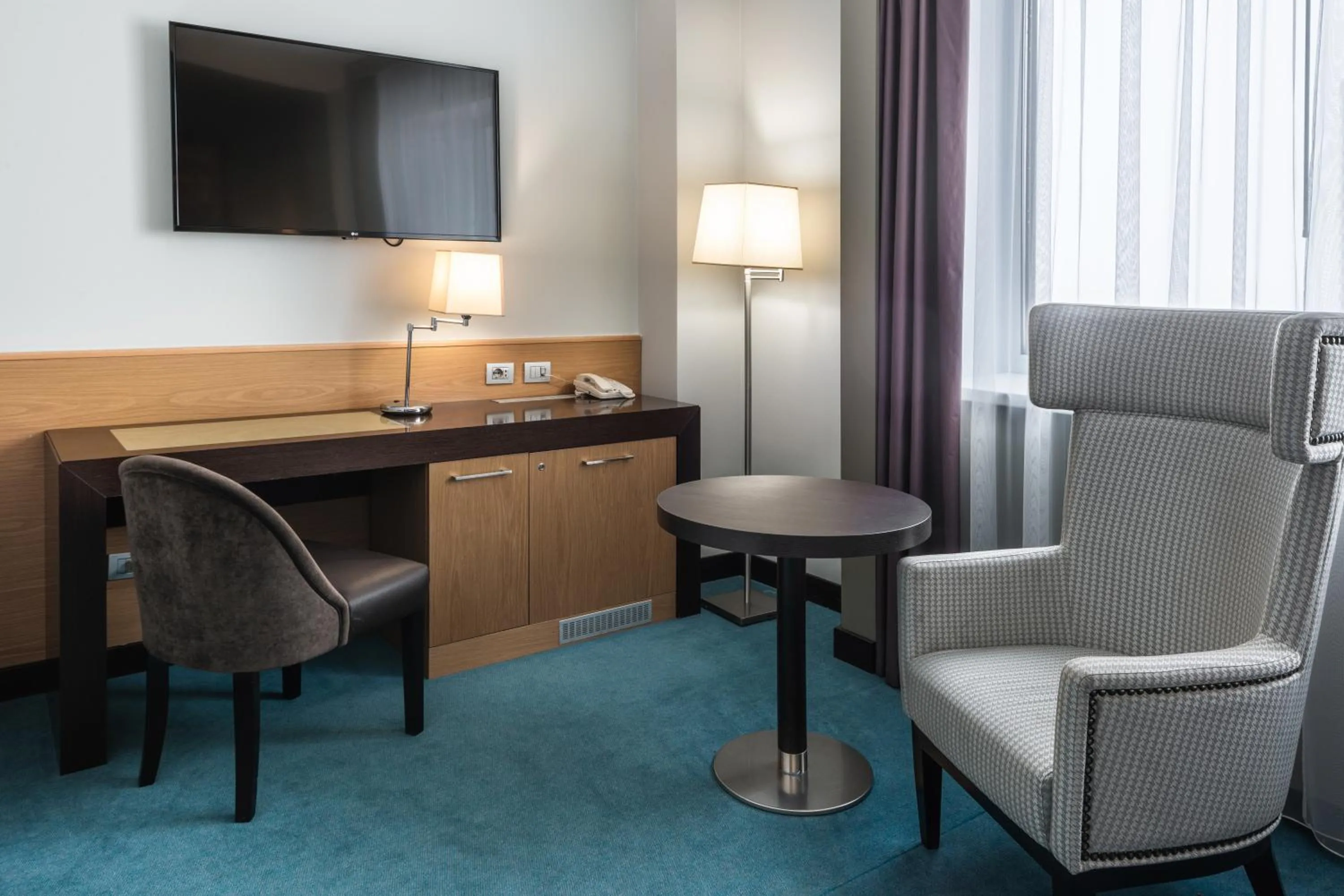 Seating area in Radisson Hotel Astana