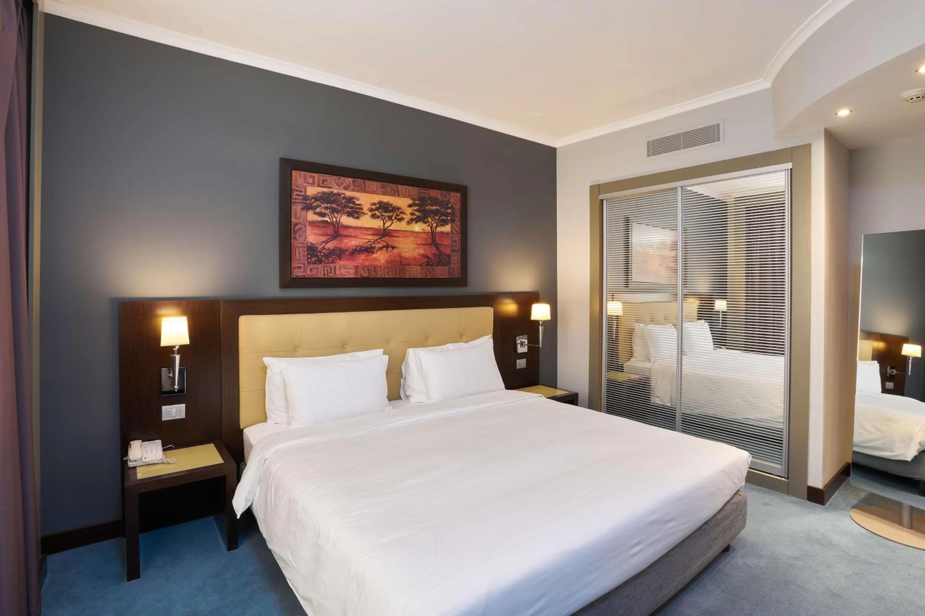 Bed in Radisson Hotel Astana