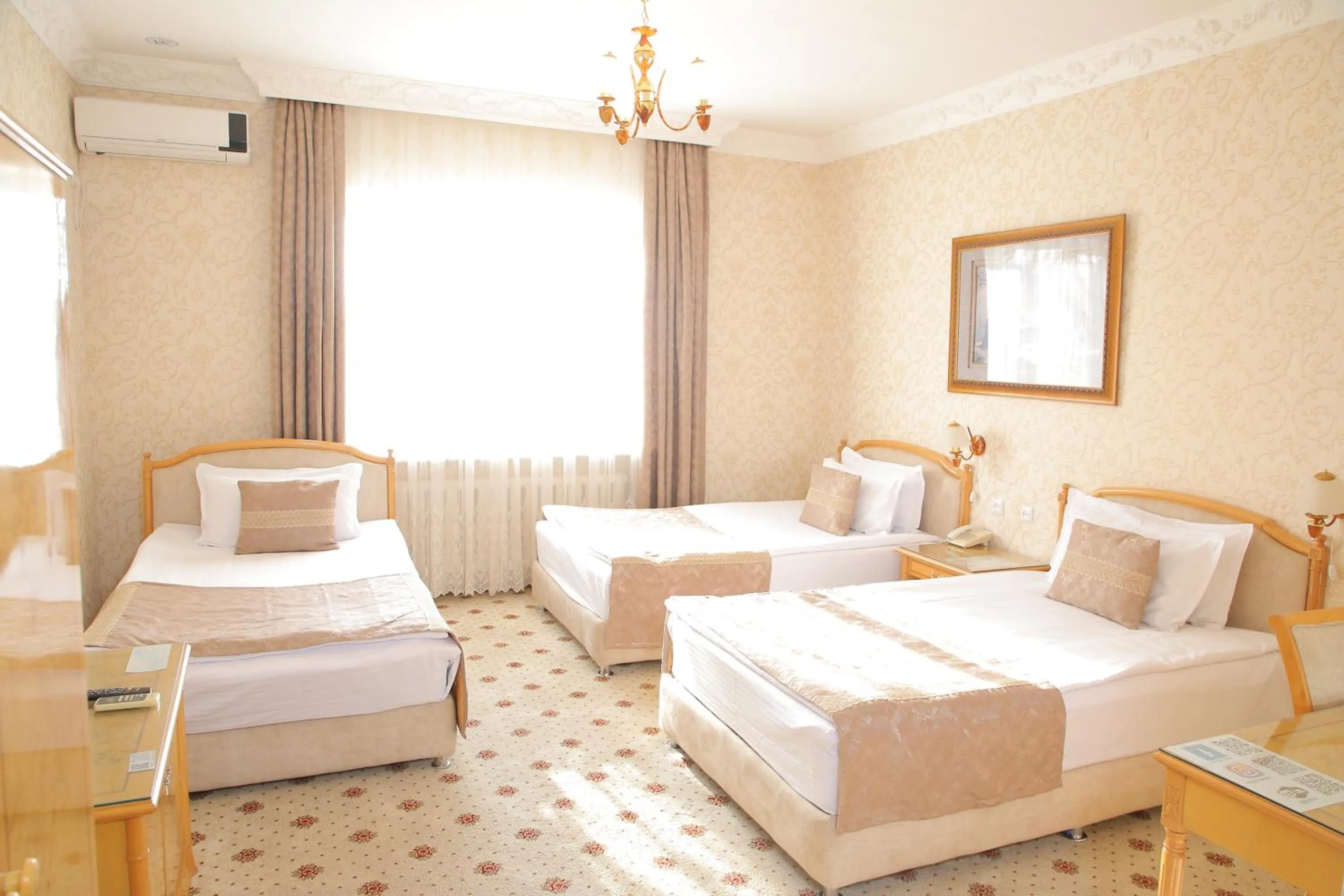 Bed in Hotel Asia Khiva