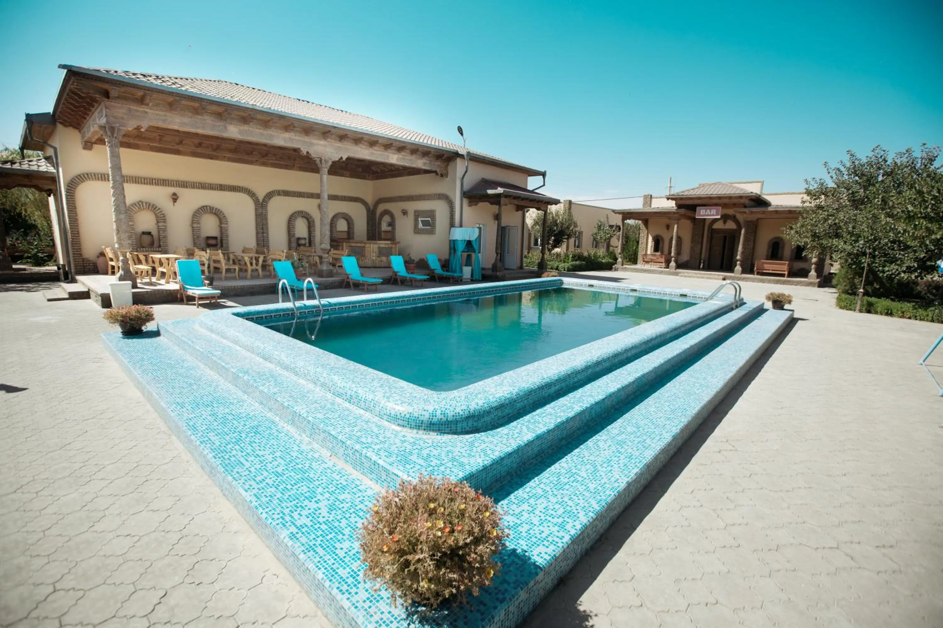 Swimming pool in Hotel Asia Khiva