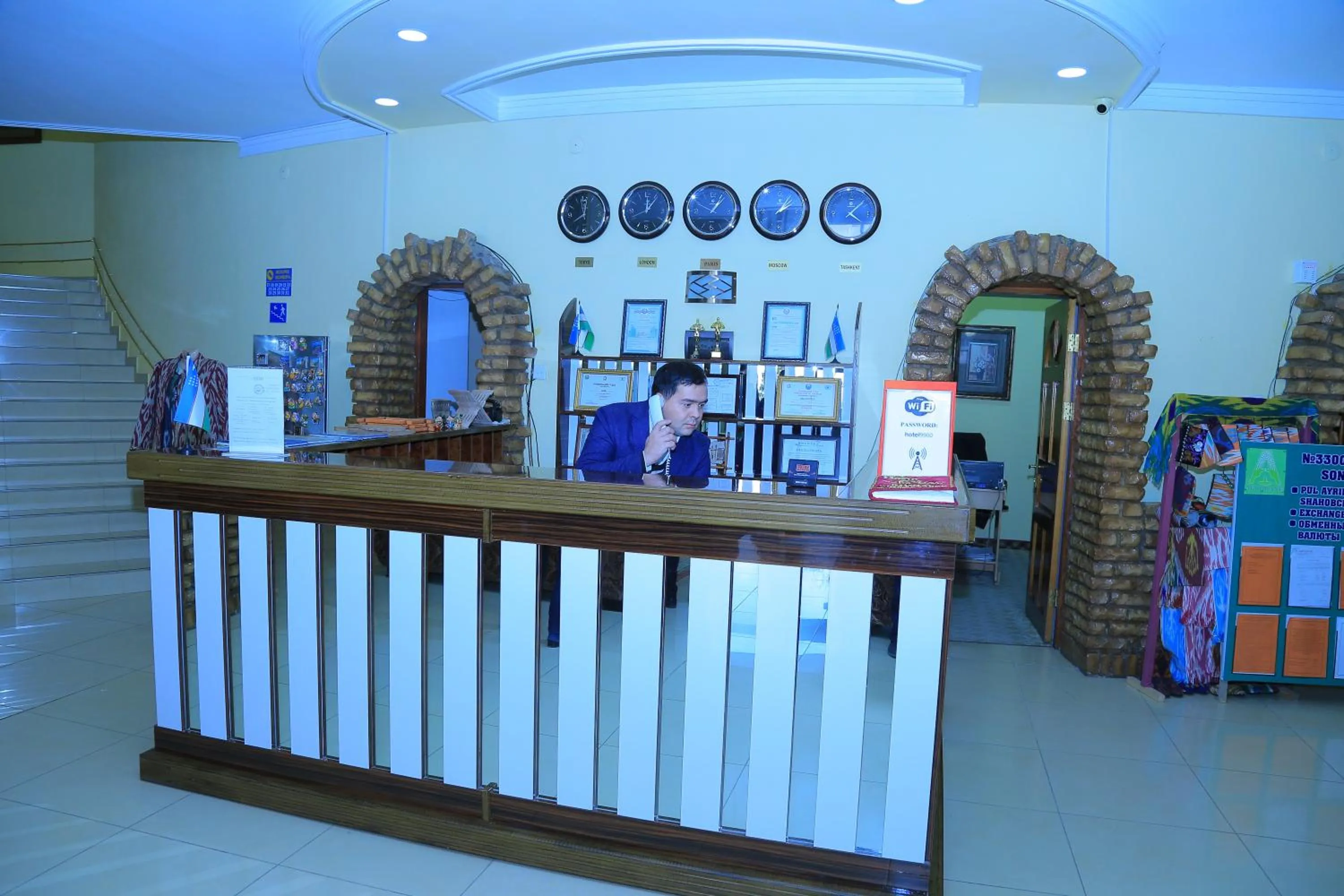 Property building in Hotel Asia Khiva