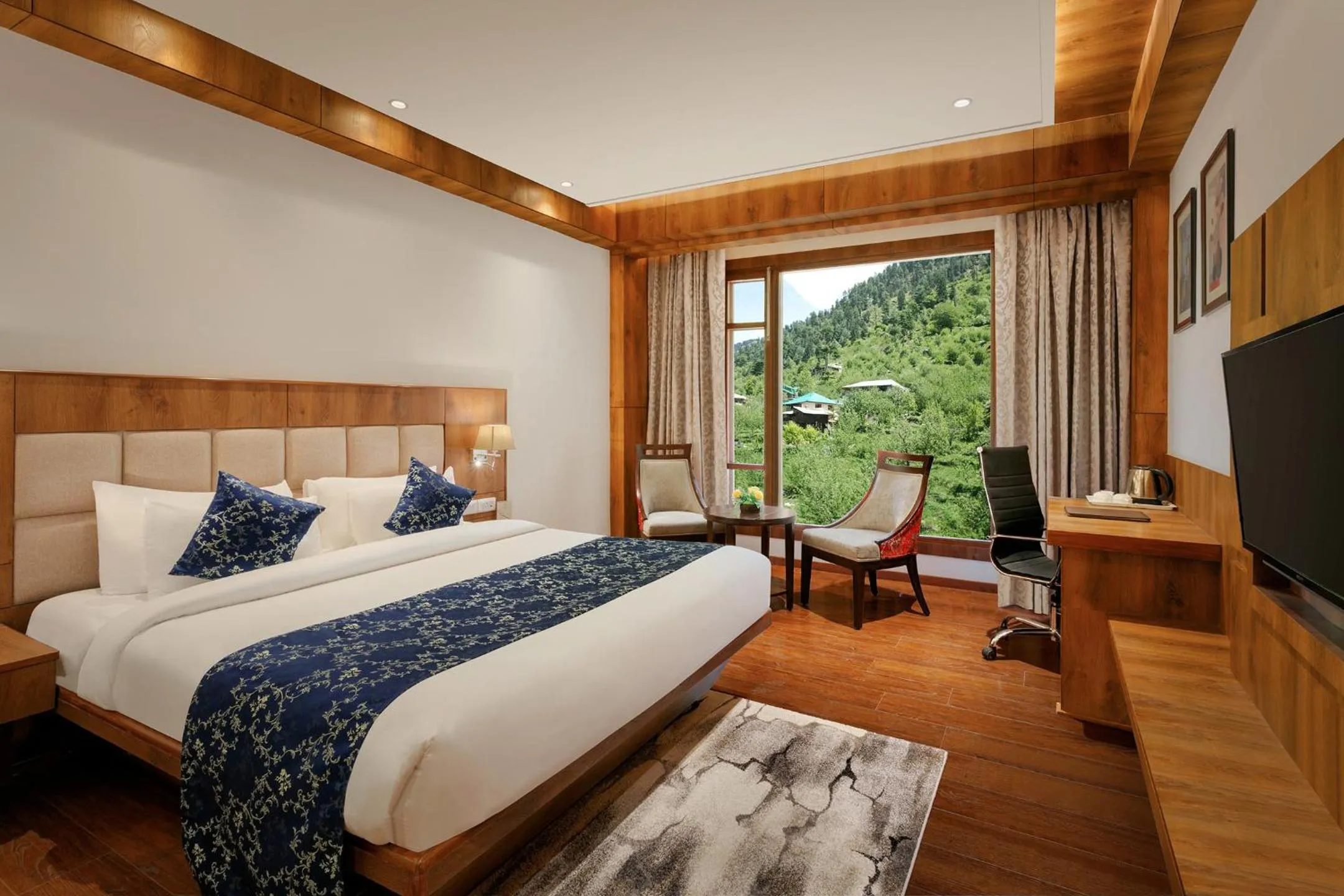 Bed in The Orchid Manali - a Boutique Hotel