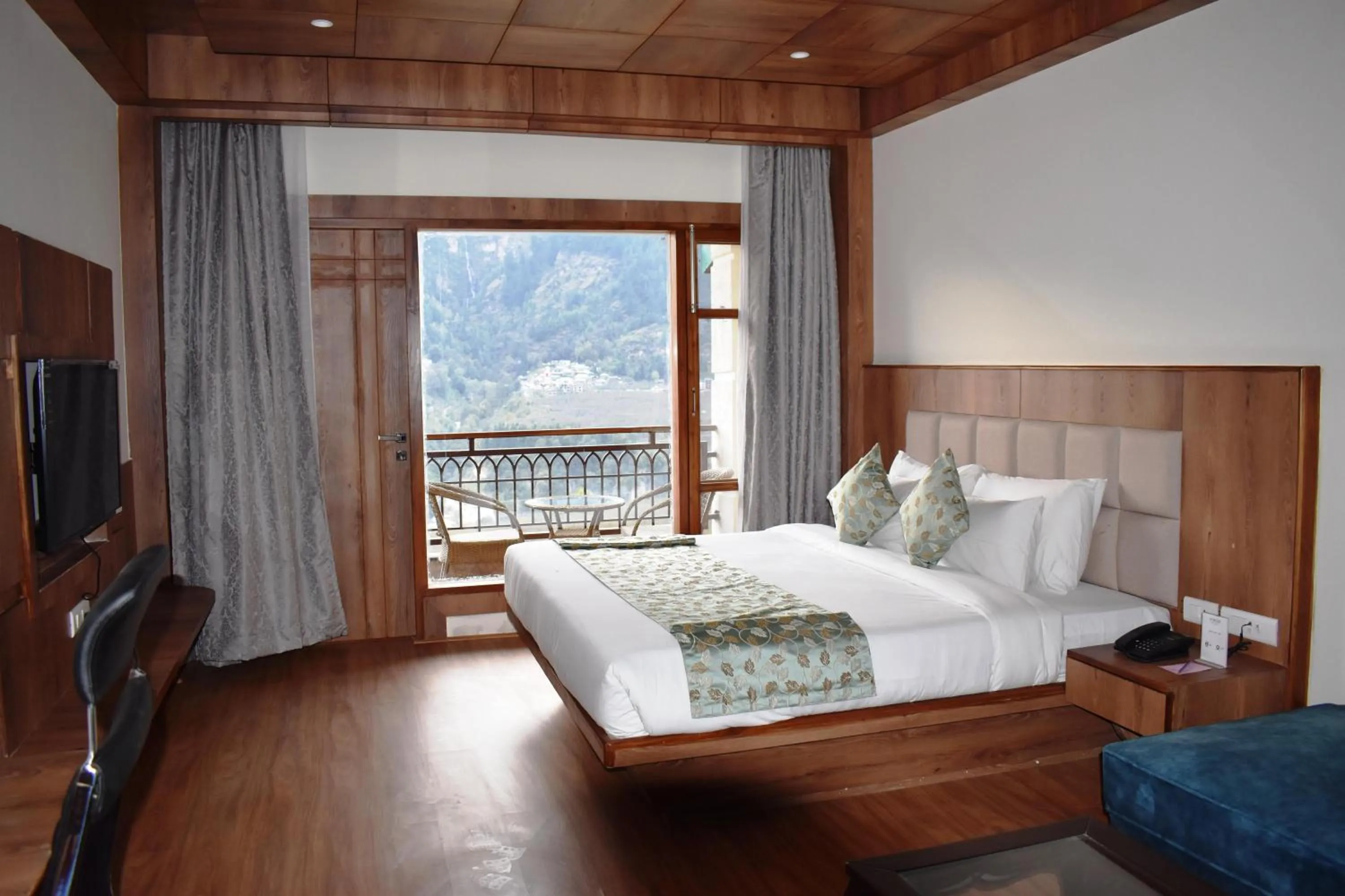Bed in The Orchid Manali - a Boutique Hotel