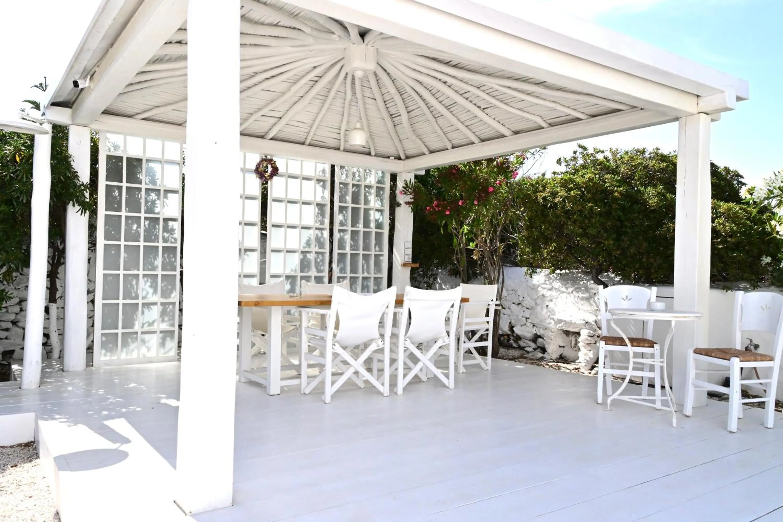 Balcony/Terrace in She Mykonos - Luxury Apartments