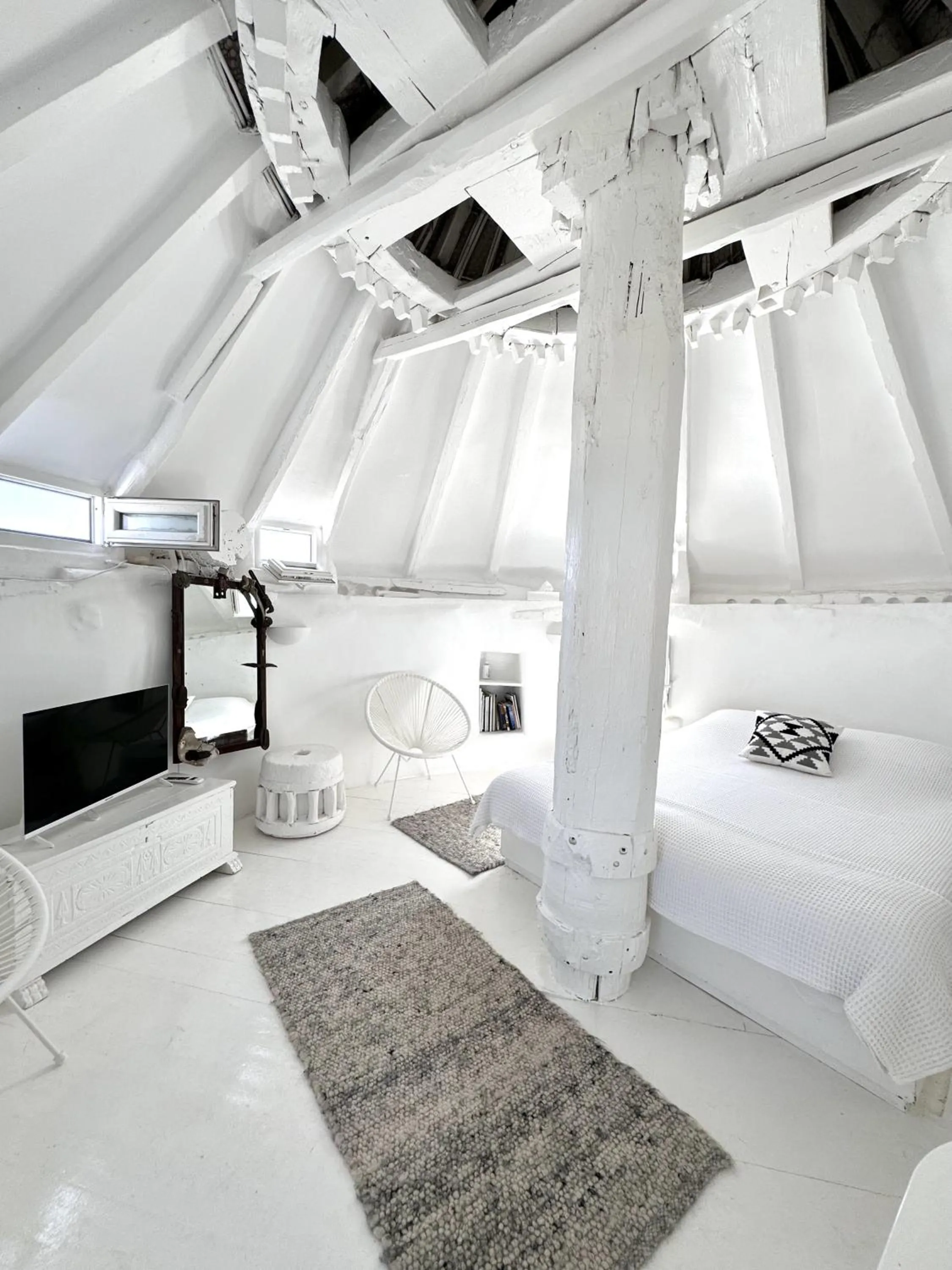 Bed in She Mykonos - Luxury Apartments