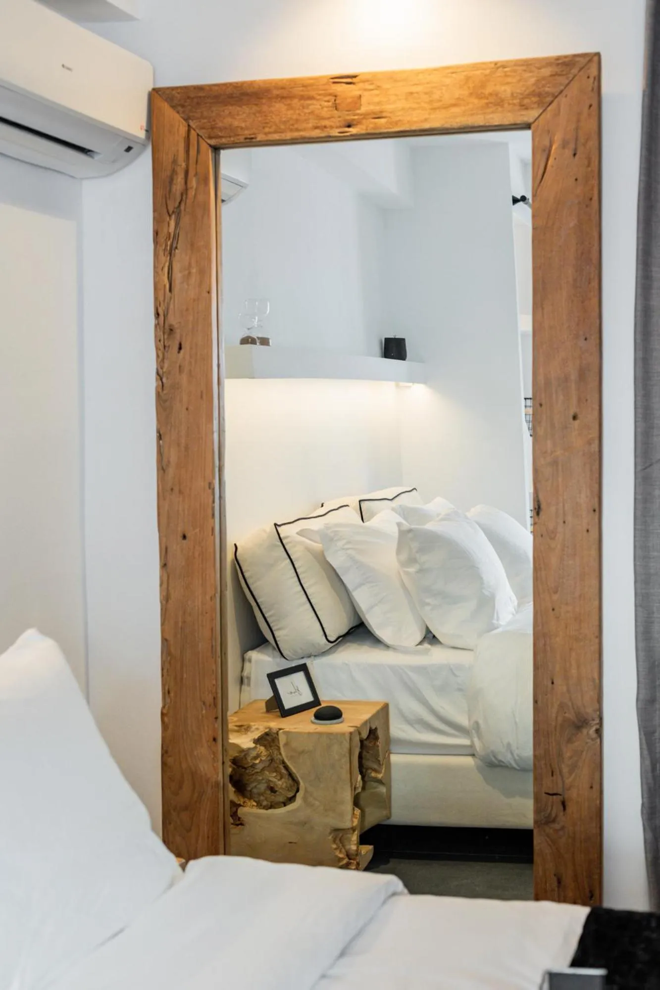 Bed in She Mykonos - Luxury Apartments