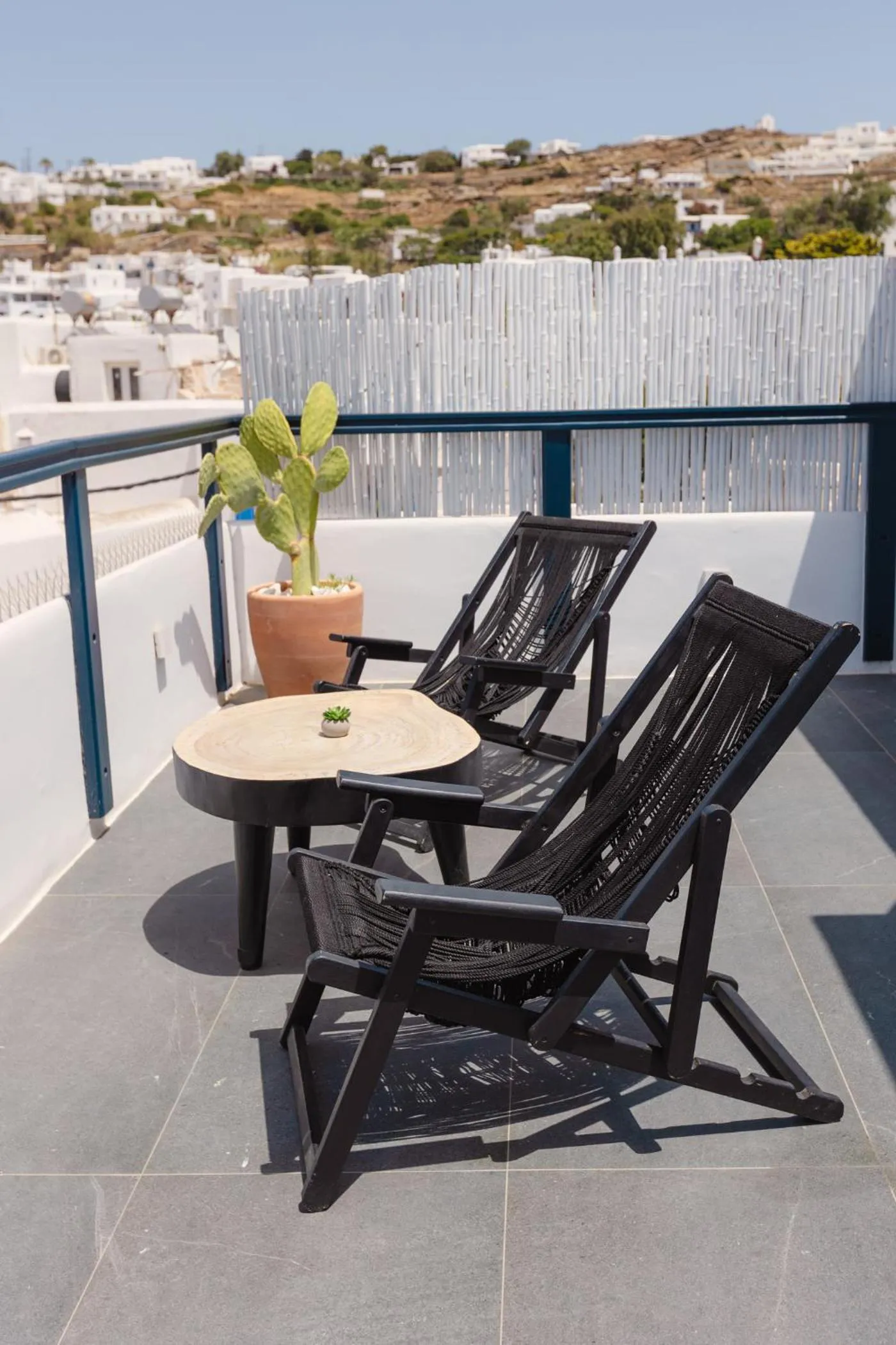 Balcony/Terrace in She Mykonos - Luxury Apartments