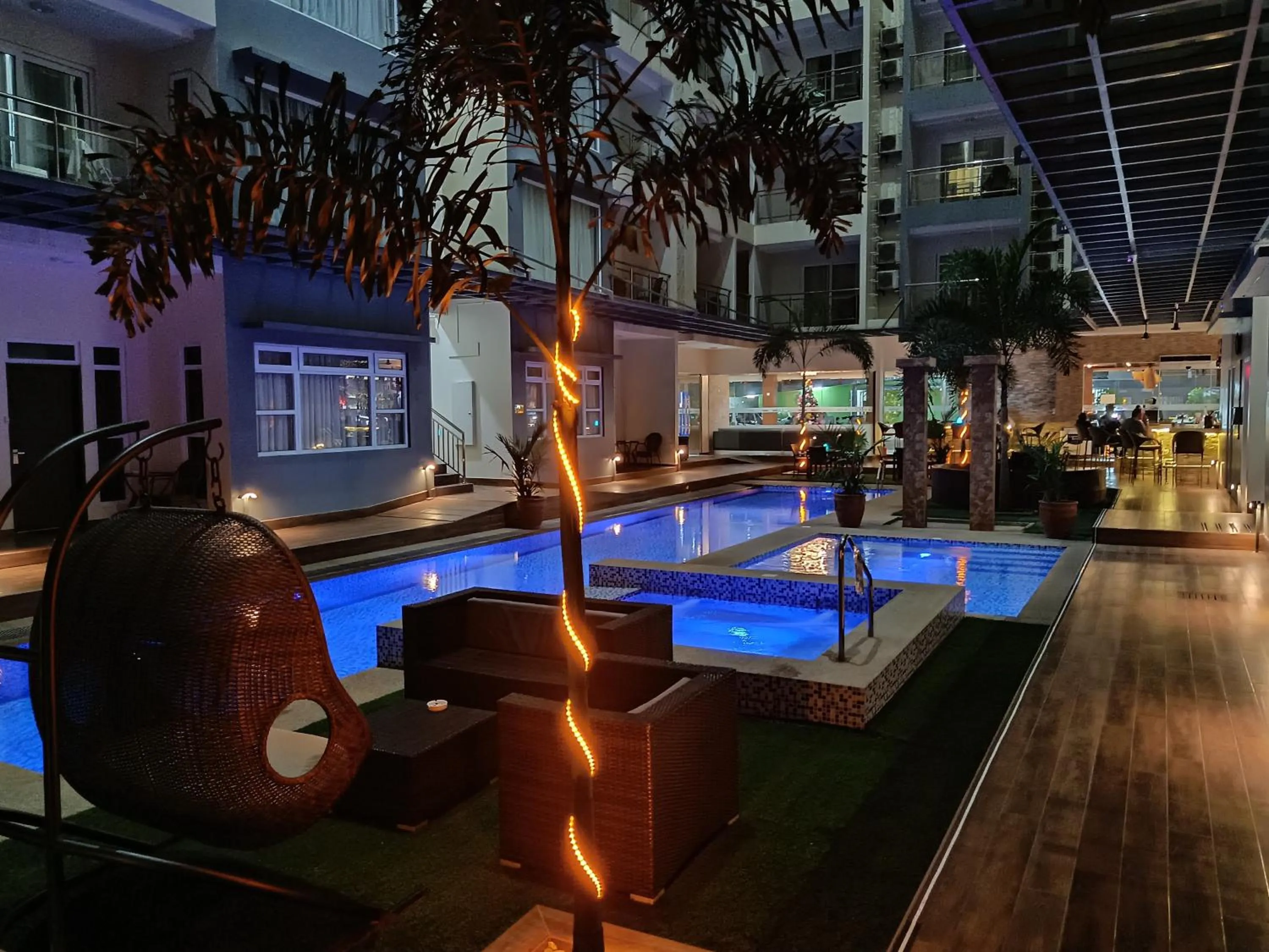 Pool view in La Grande Residence