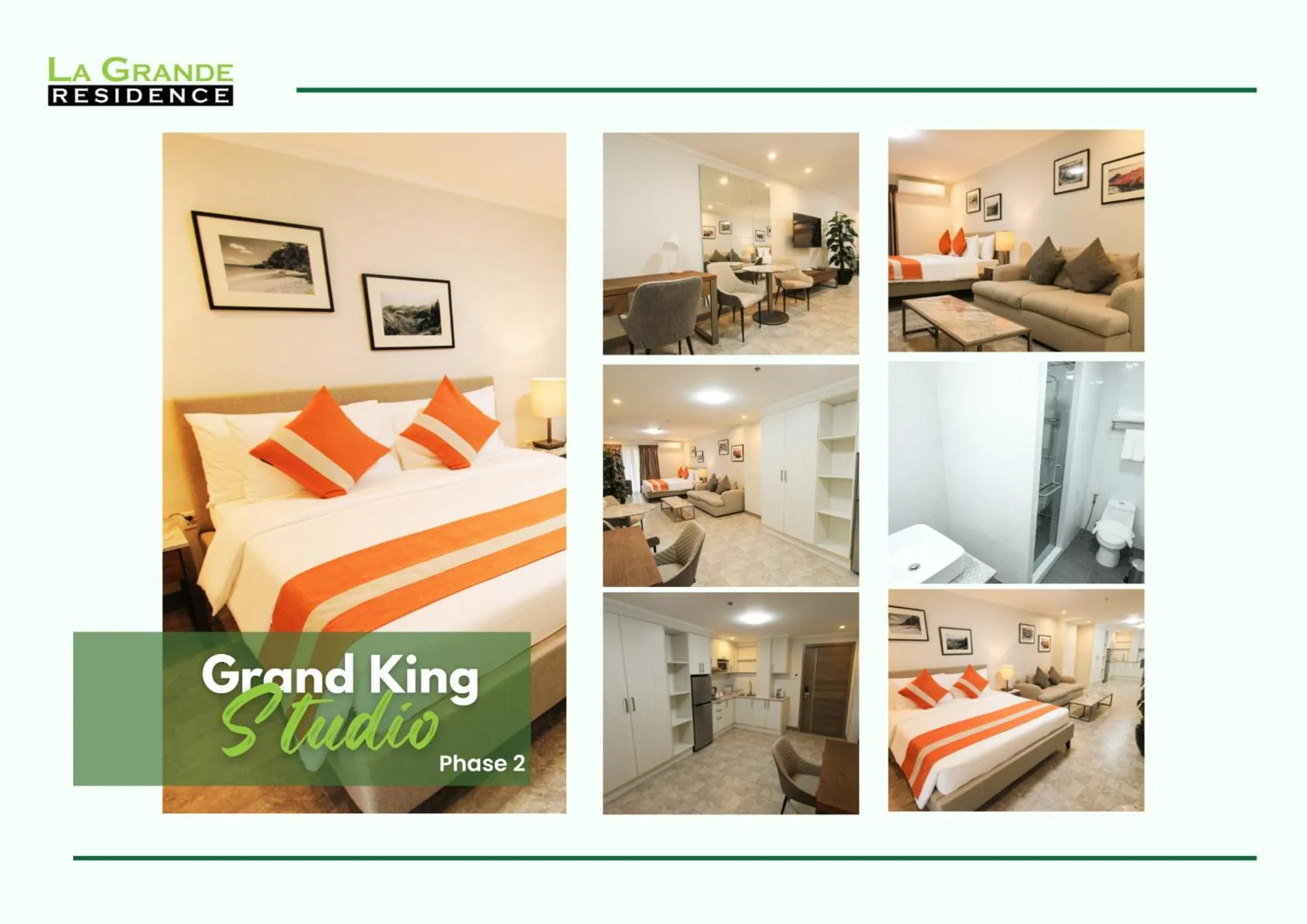 Bed in La Grande Residence