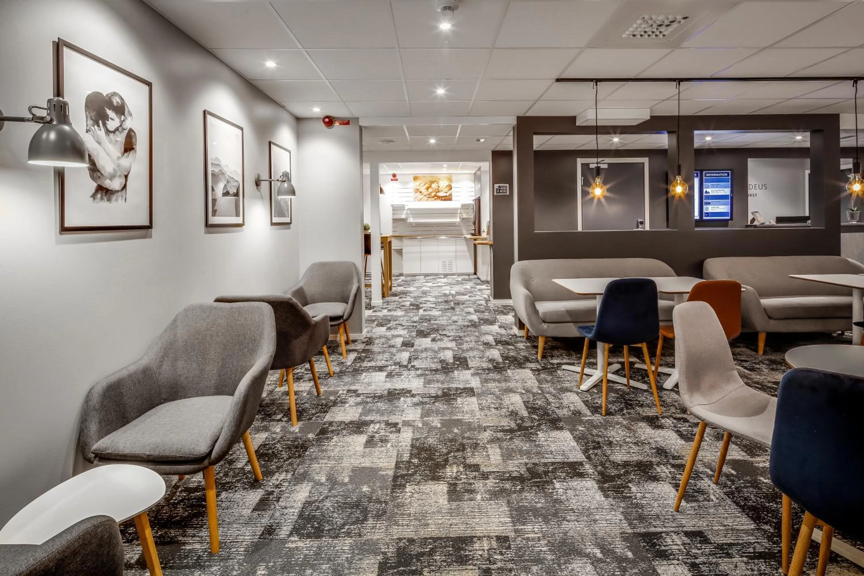 Lobby or reception in Hotel Vindeus