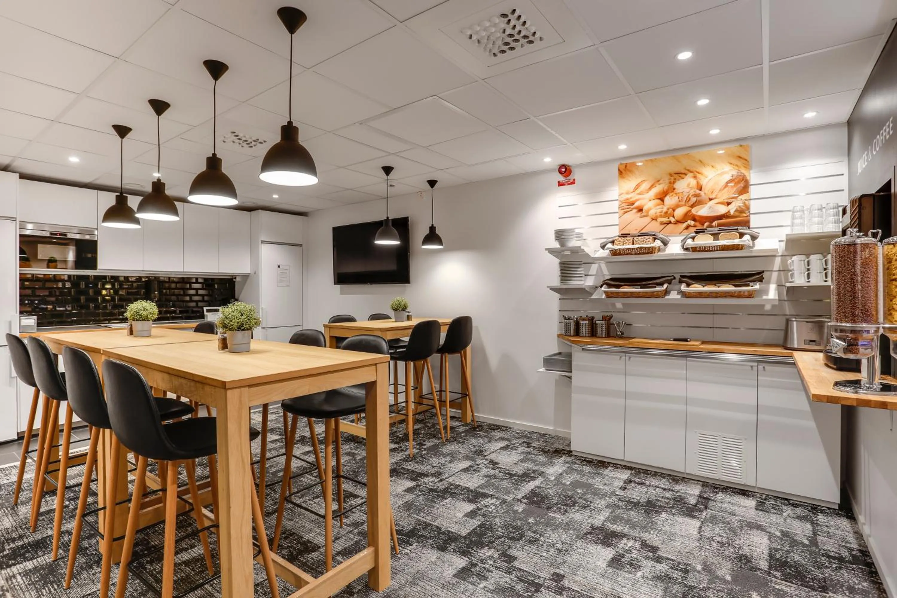 Dining area in Hotel Vindeus
