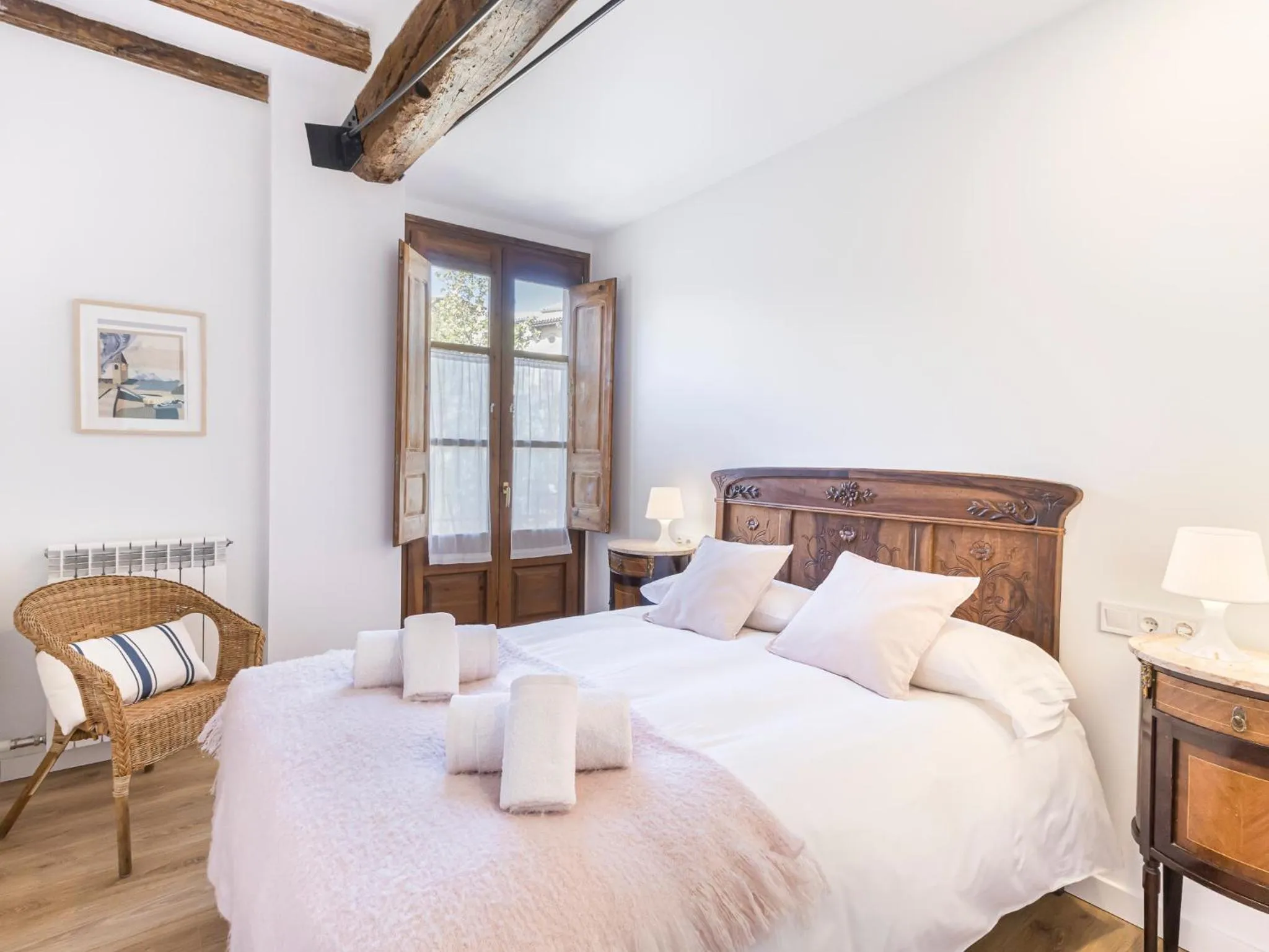 Bedroom, Bed in Cal Rellotger de Solsona