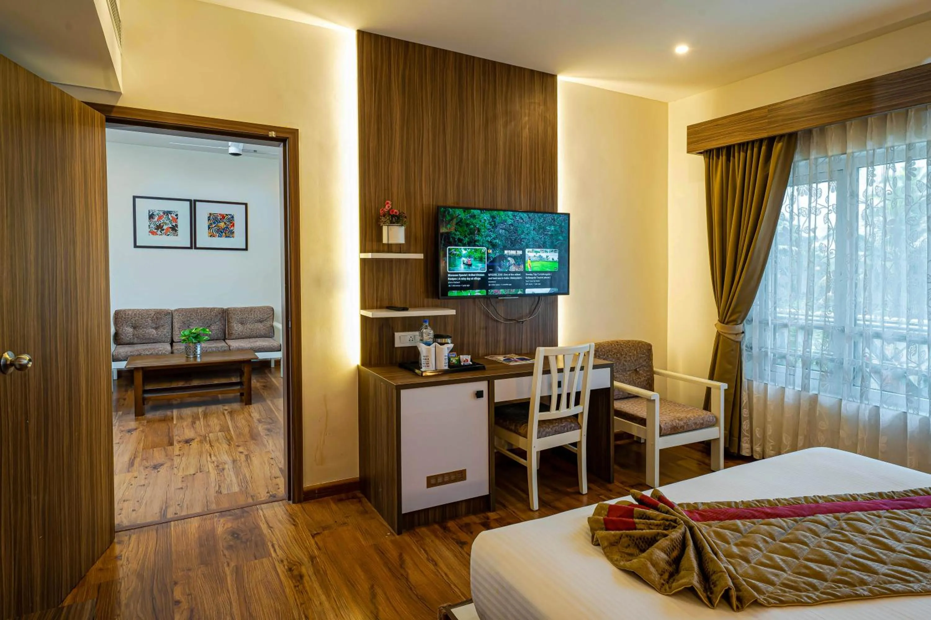 Bedroom, Bed in Kumarakom Park Resort