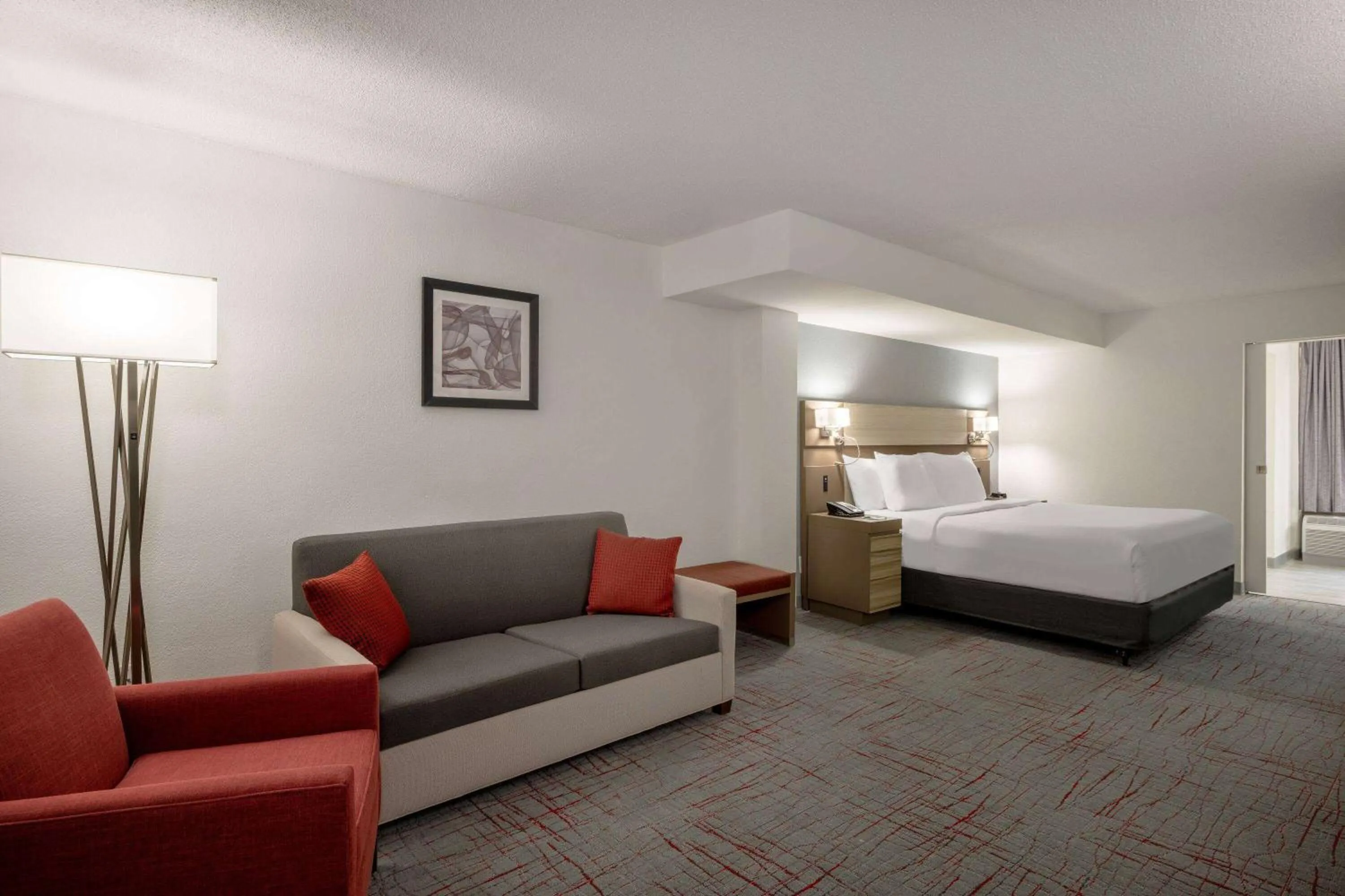 Photo of the whole room, Bed in Wyndham Garden Columbia-Ft Jackson