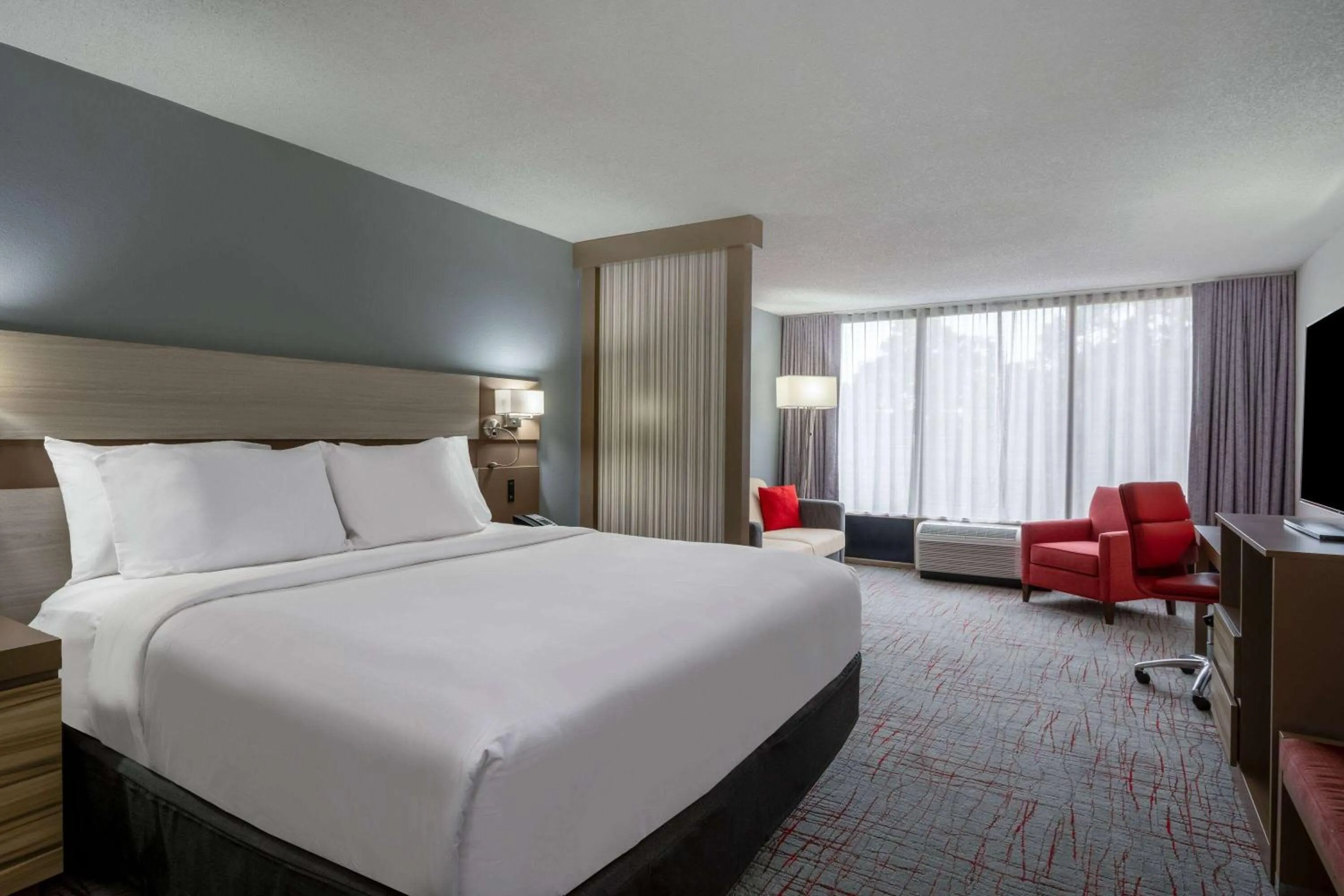 Photo of the whole room, Bed in Wyndham Garden Columbia-Ft Jackson