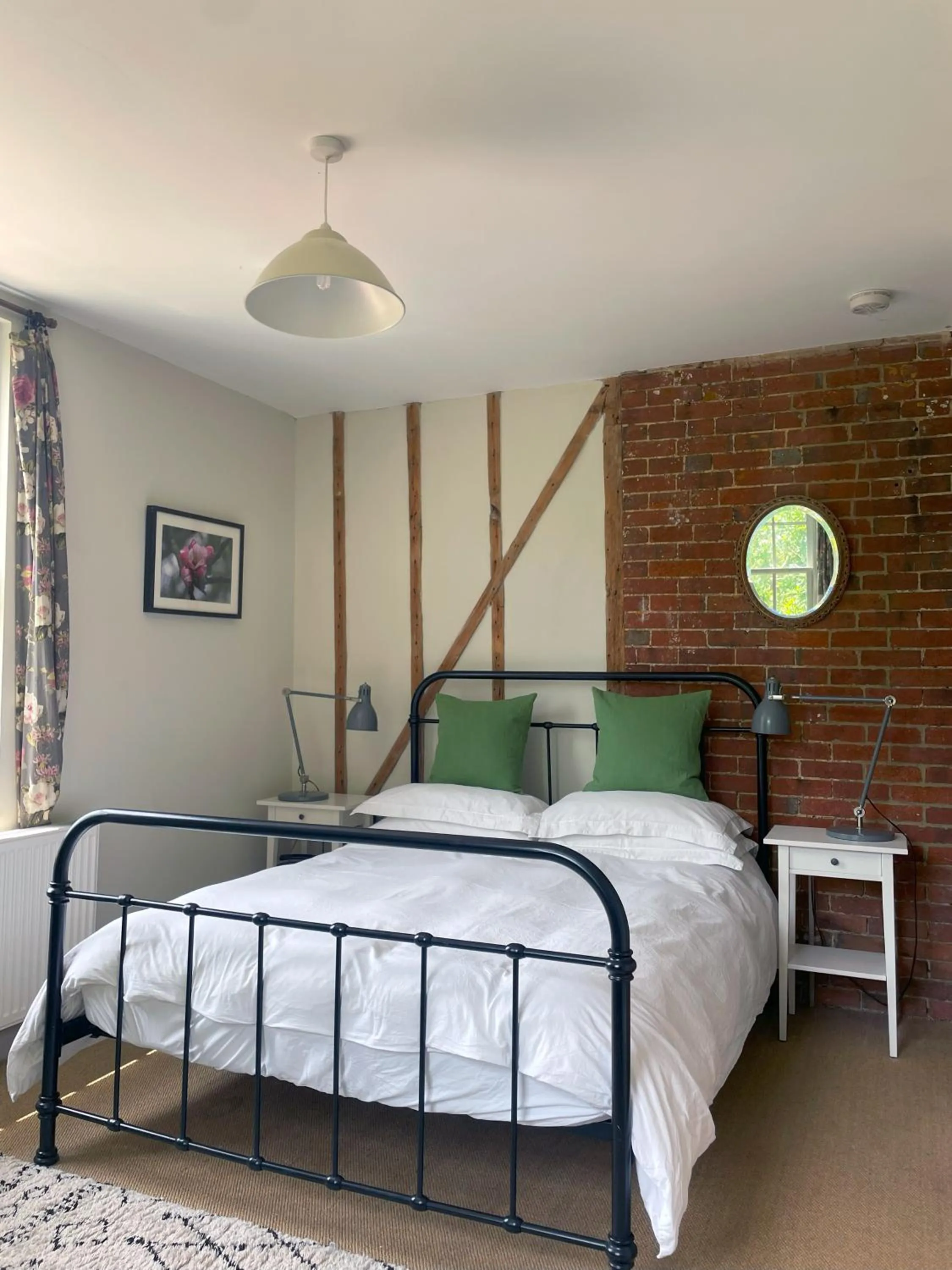 Bed in Starnash Farmhouse Holiday Home