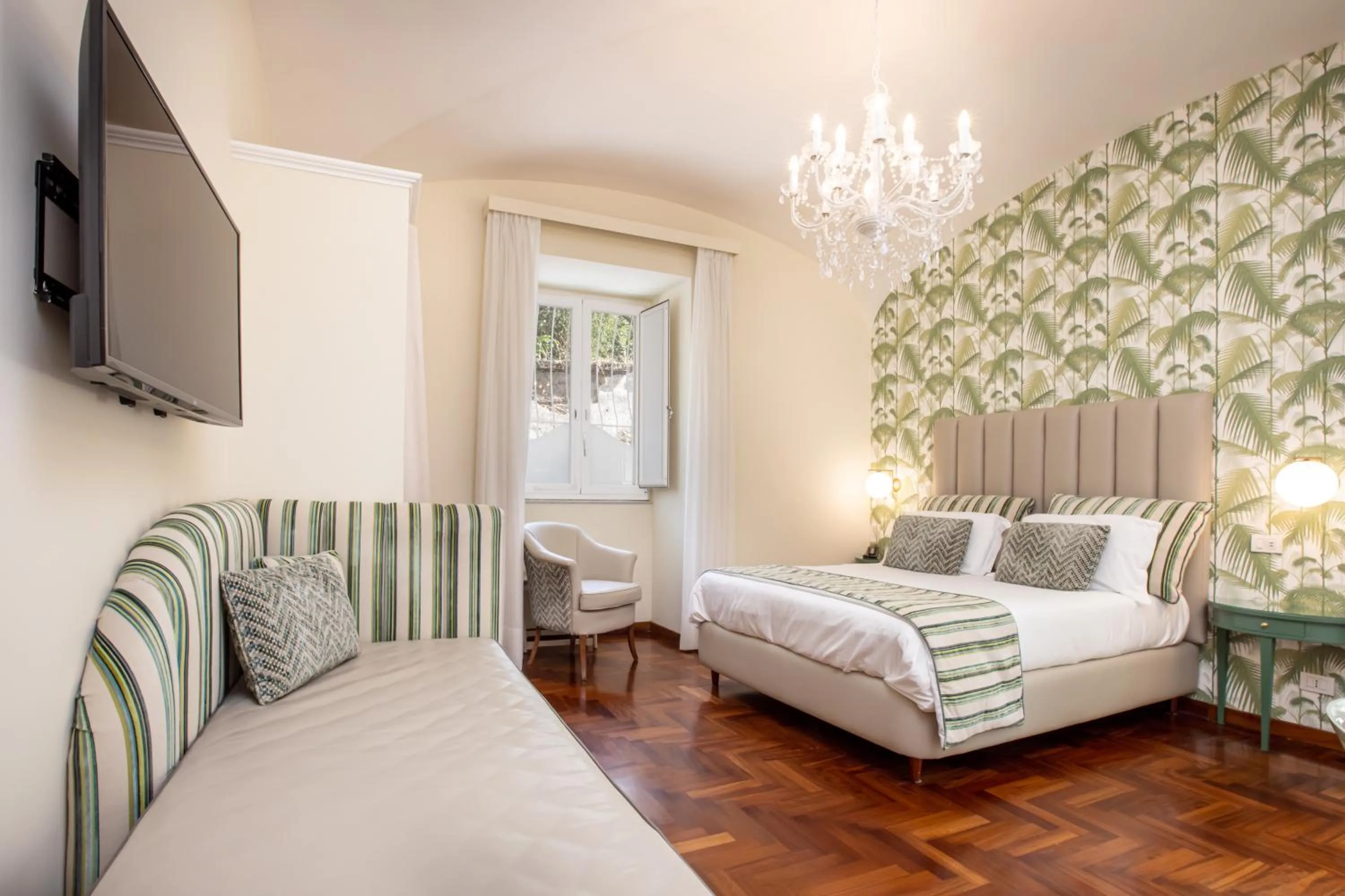 Bedroom, Bed in Relais Villa Savarese