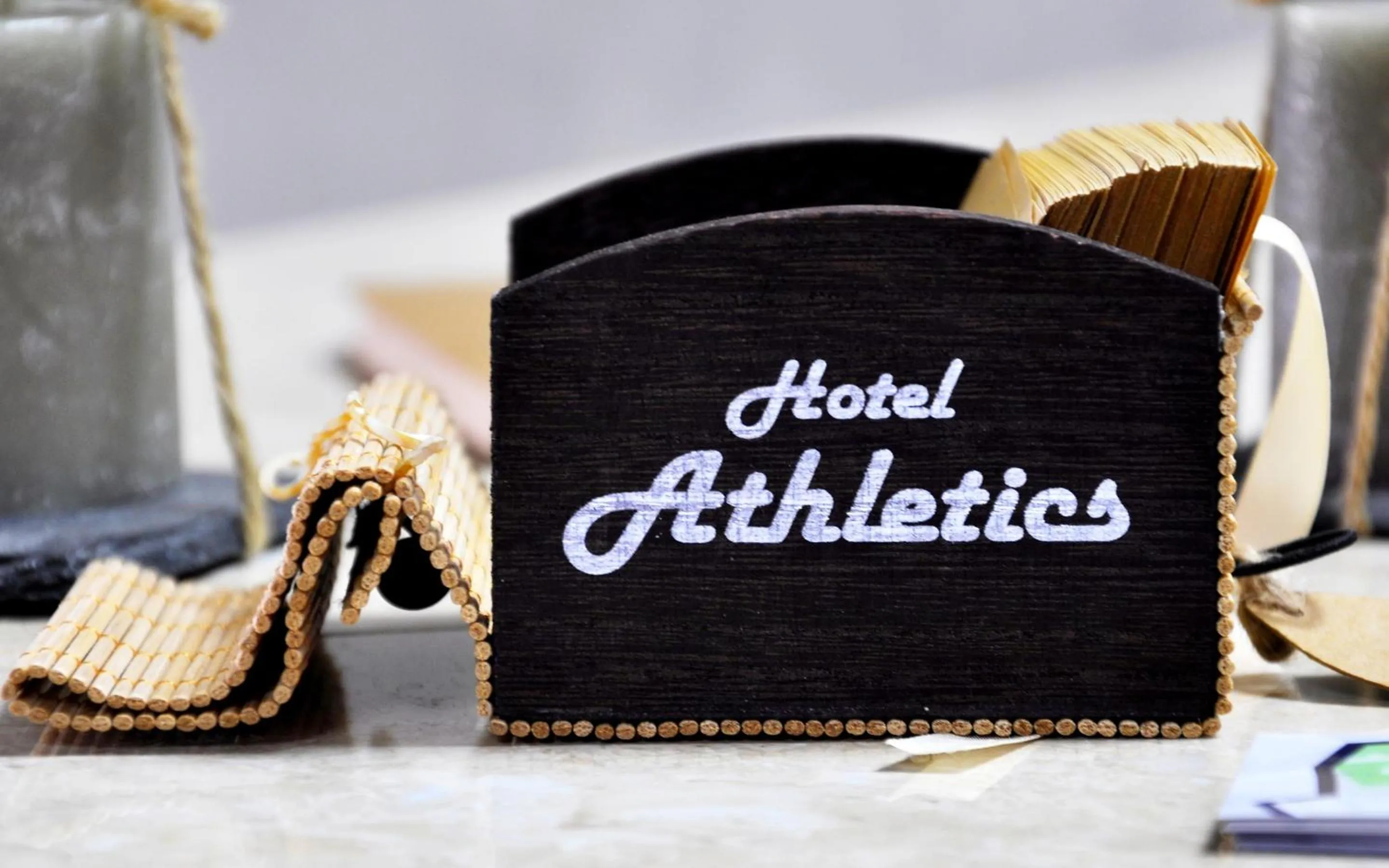 Property logo or sign in Athletics Hotel