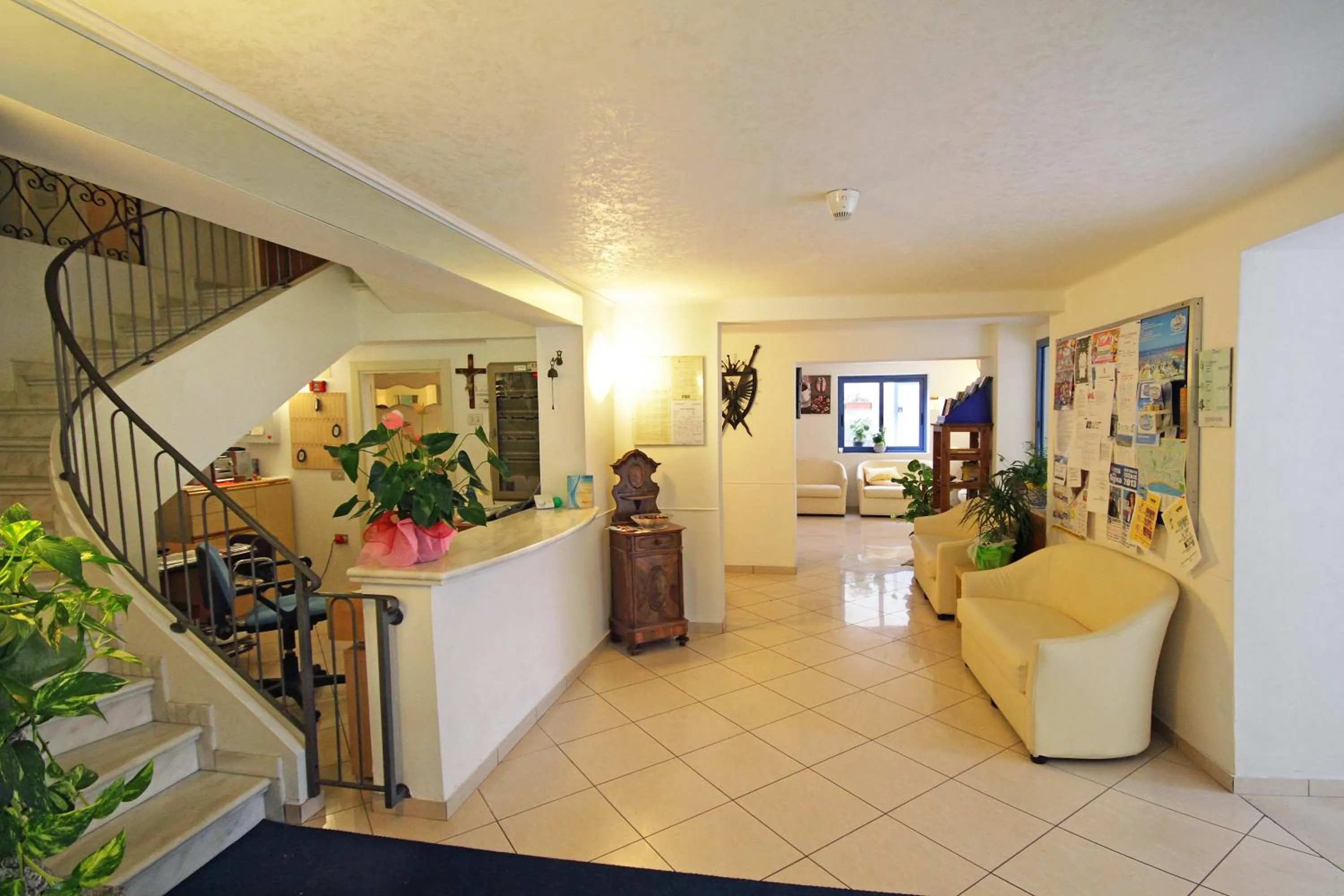 Lobby or reception in Hotel Azzurro