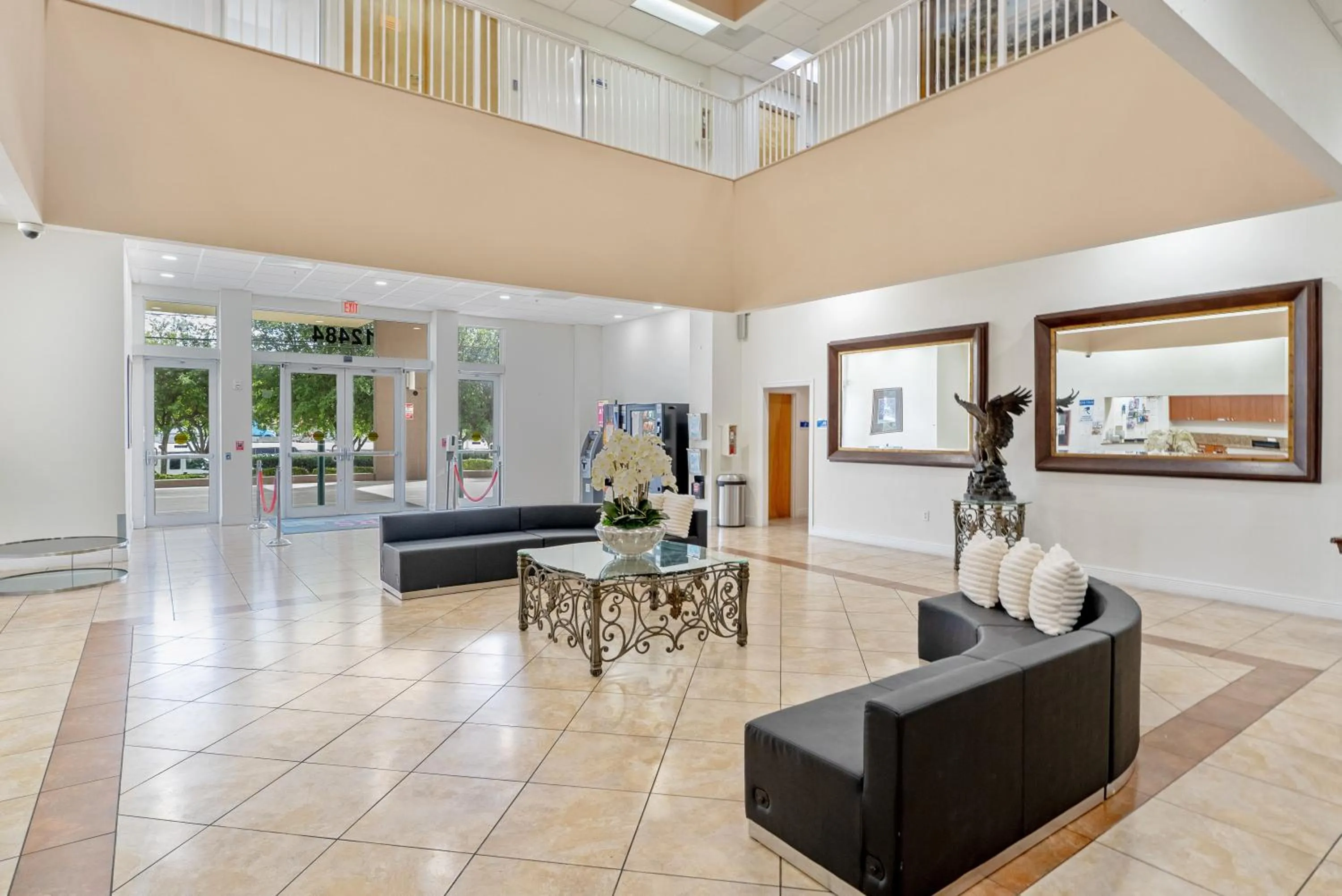 Lobby or reception in South River Suites