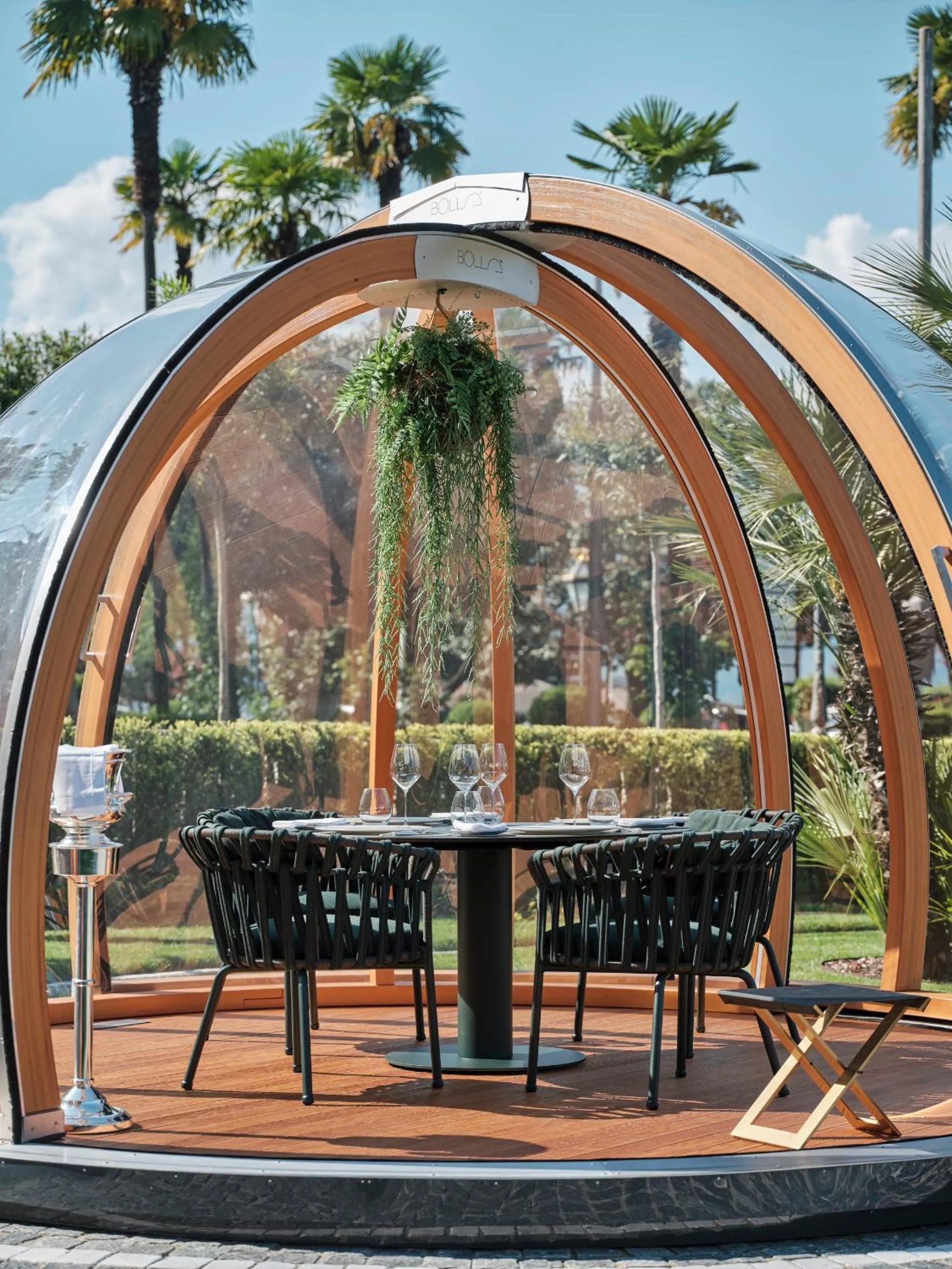 Patio in Boutique Hotel Stresa