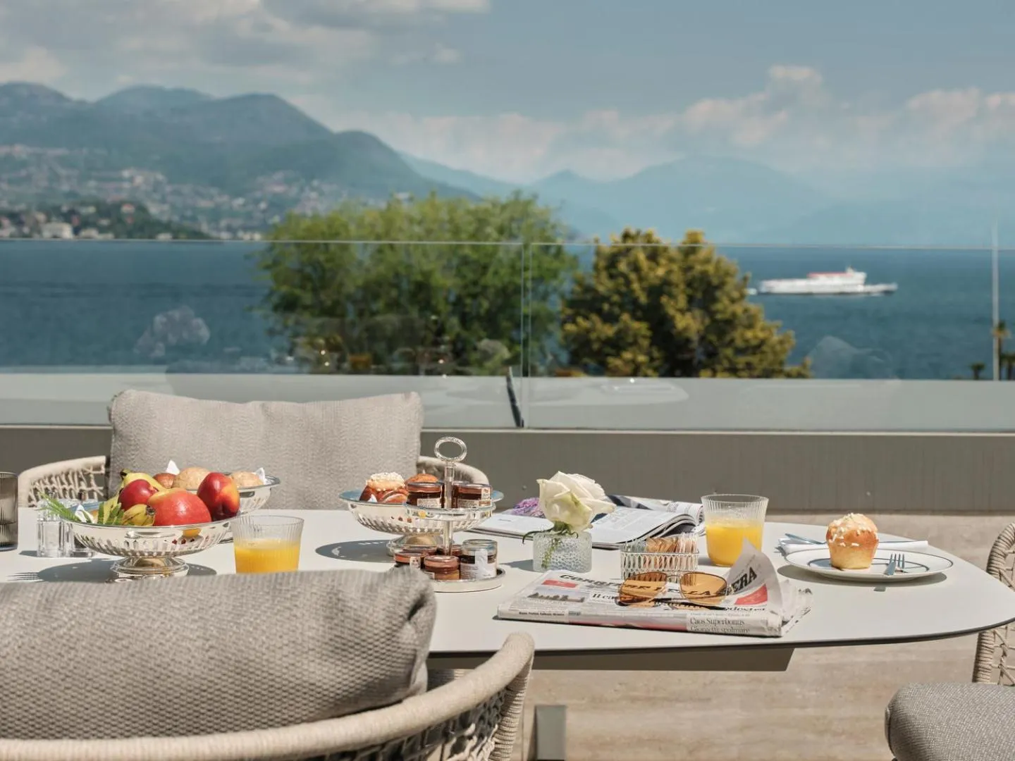 Balcony/Terrace in Boutique Hotel Stresa