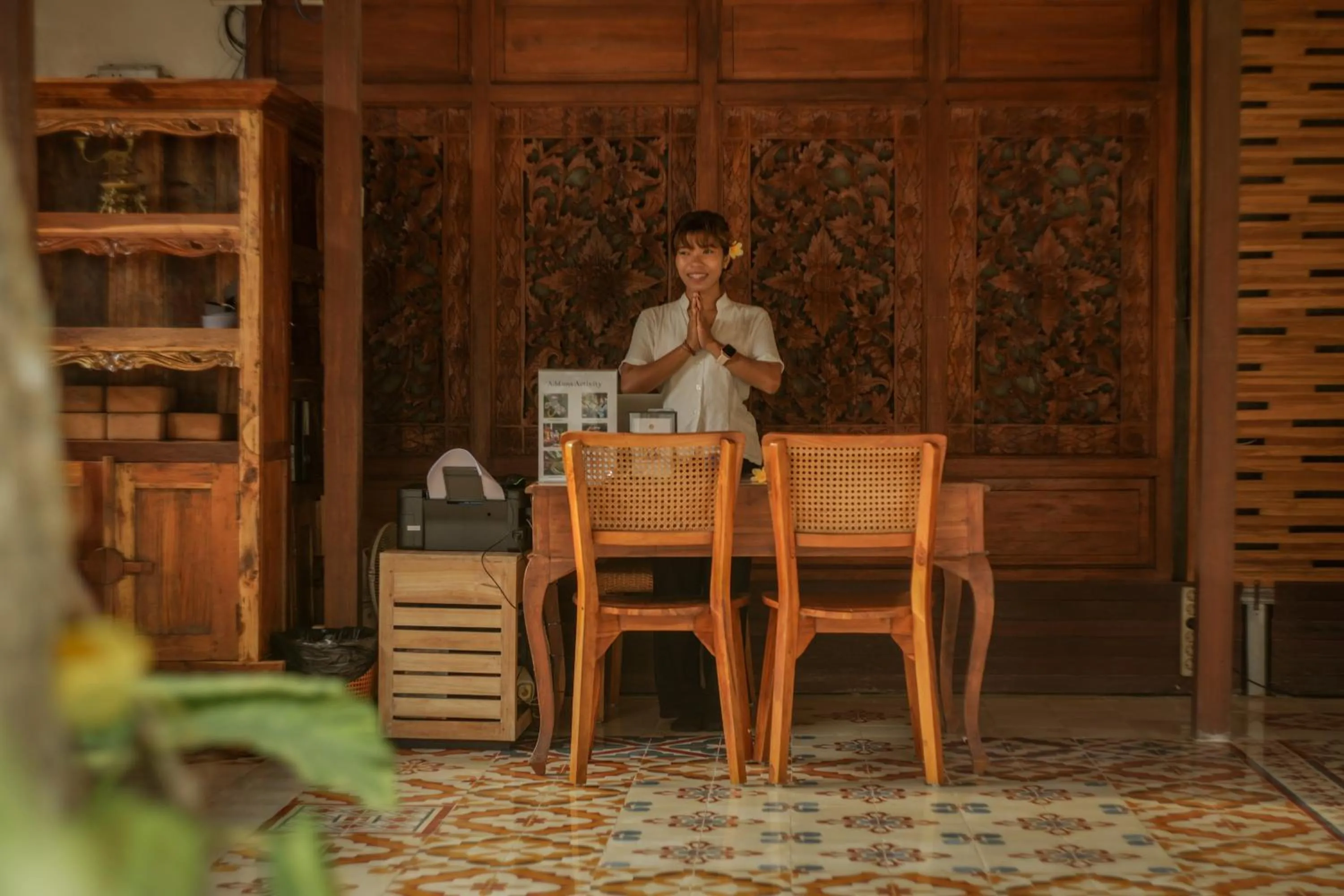 Lobby or reception in Tattva Ubud Retreat & Wellness