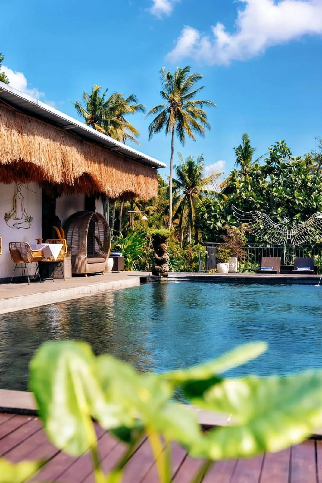 Pool view in Tattva Ubud Retreat & Wellness