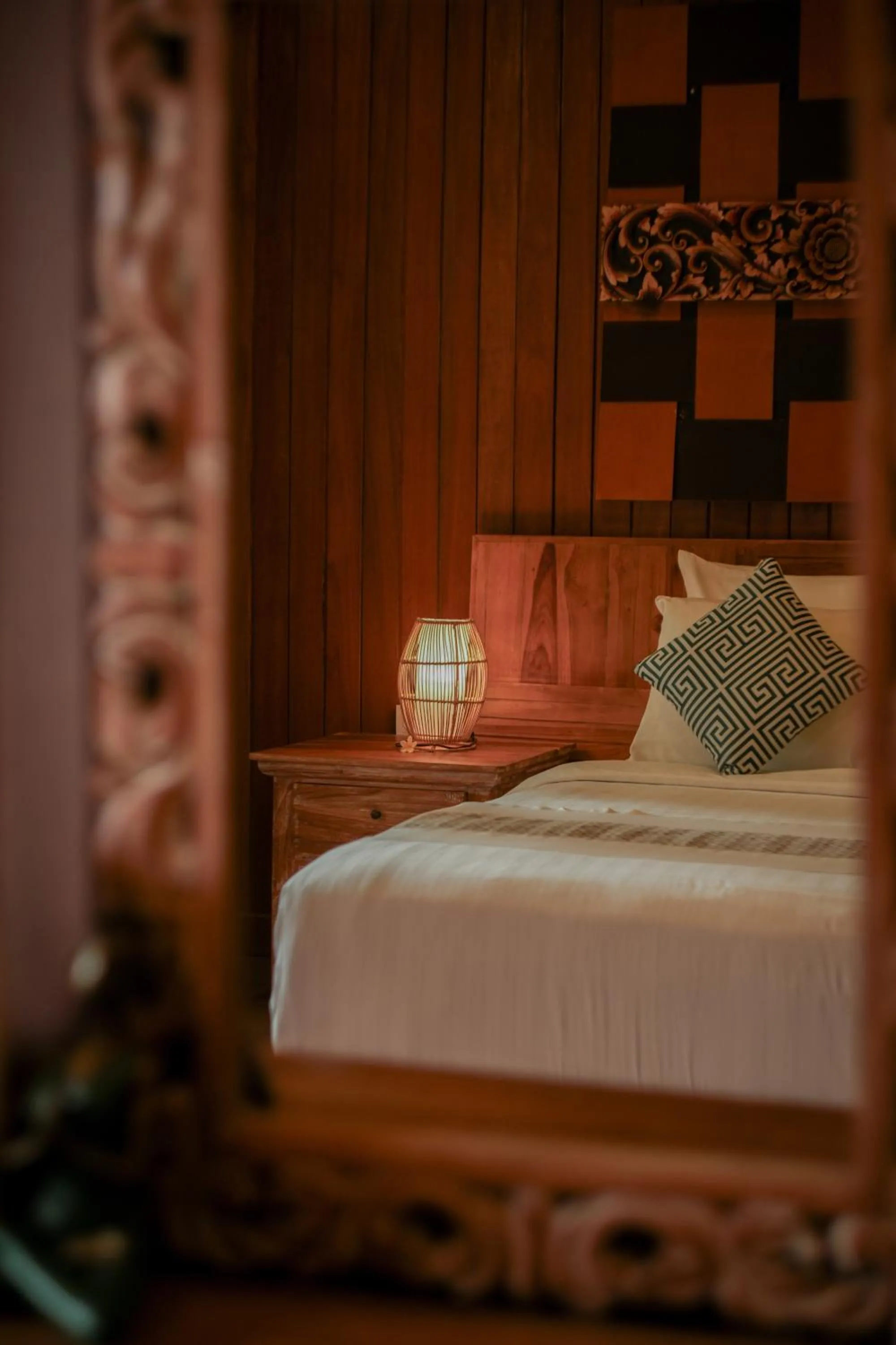 Bed in Tattva Ubud Retreat & Wellness