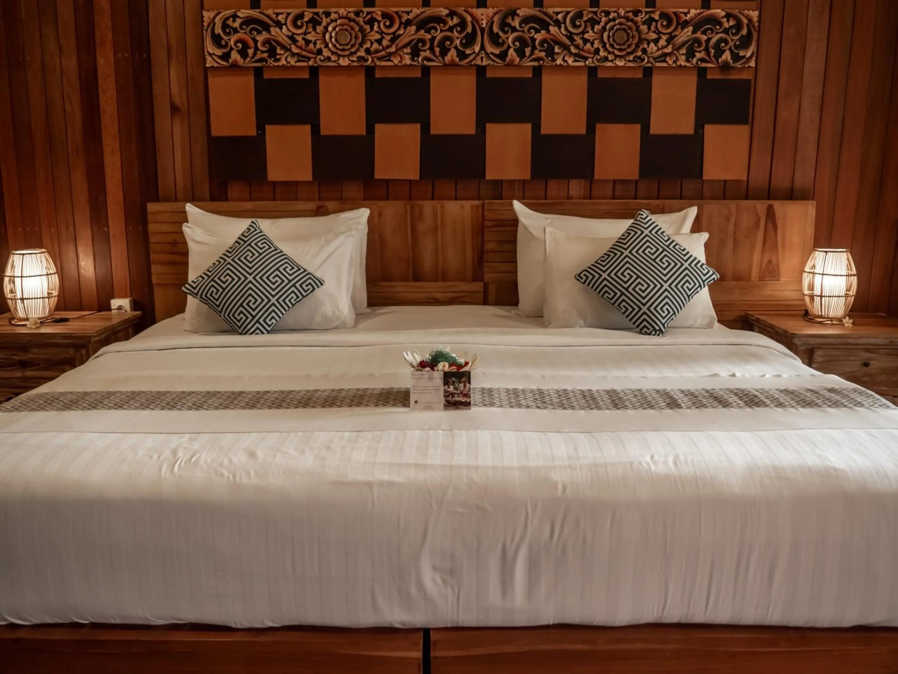 Bed in Tattva Ubud Retreat & Wellness