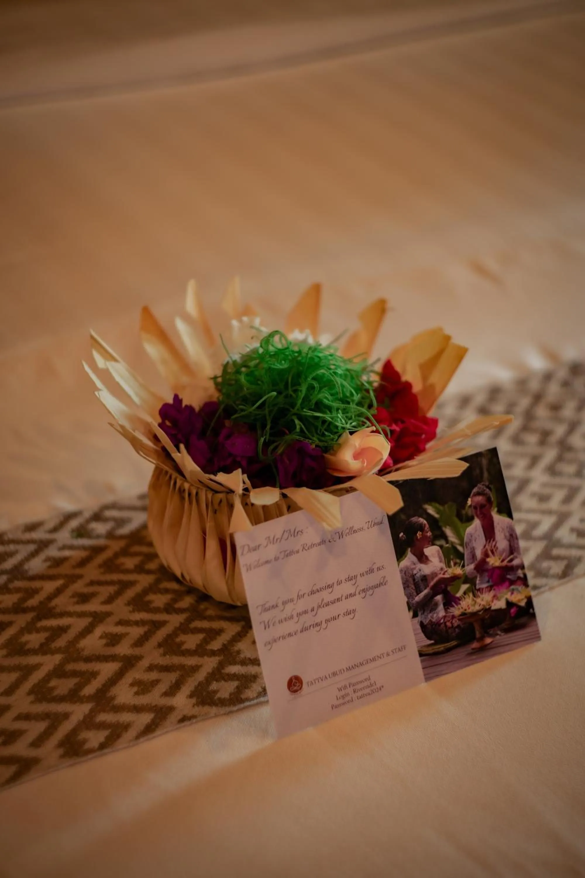 Bed in Tattva Ubud Retreat & Wellness