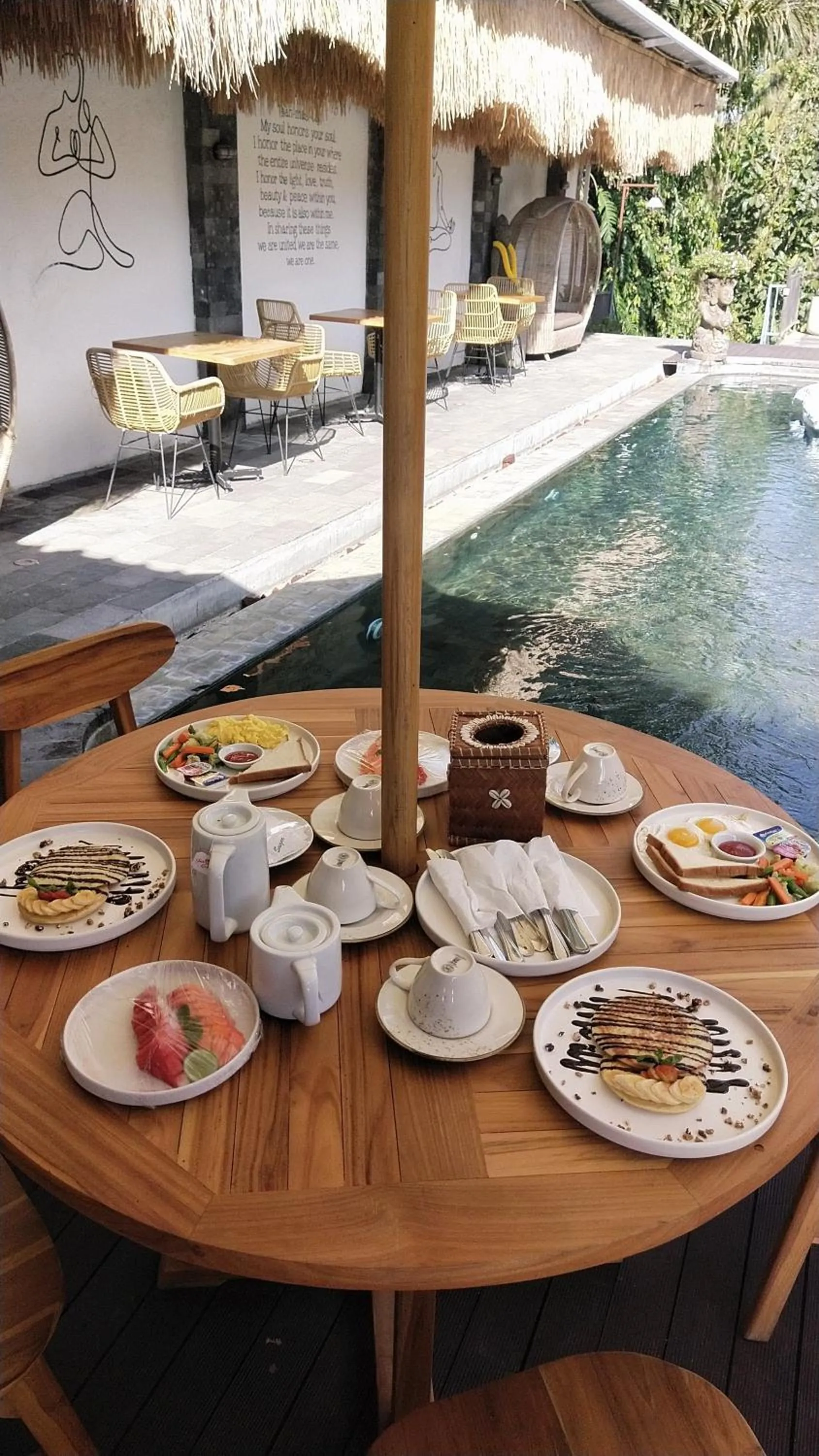 Breakfast in Tattva Ubud Retreat & Wellness
