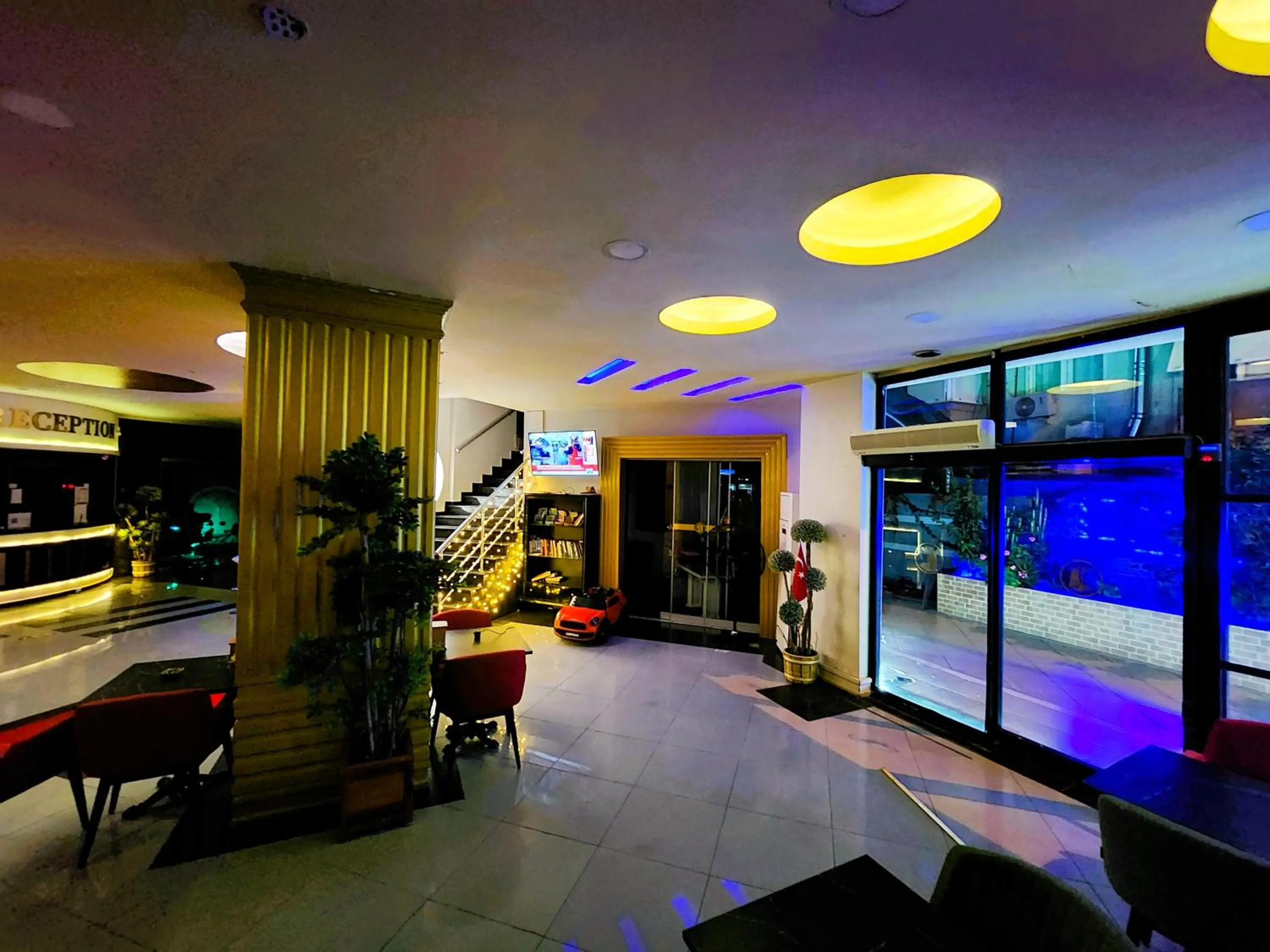 Lobby or reception in Cleopatra City Hotel Alanya