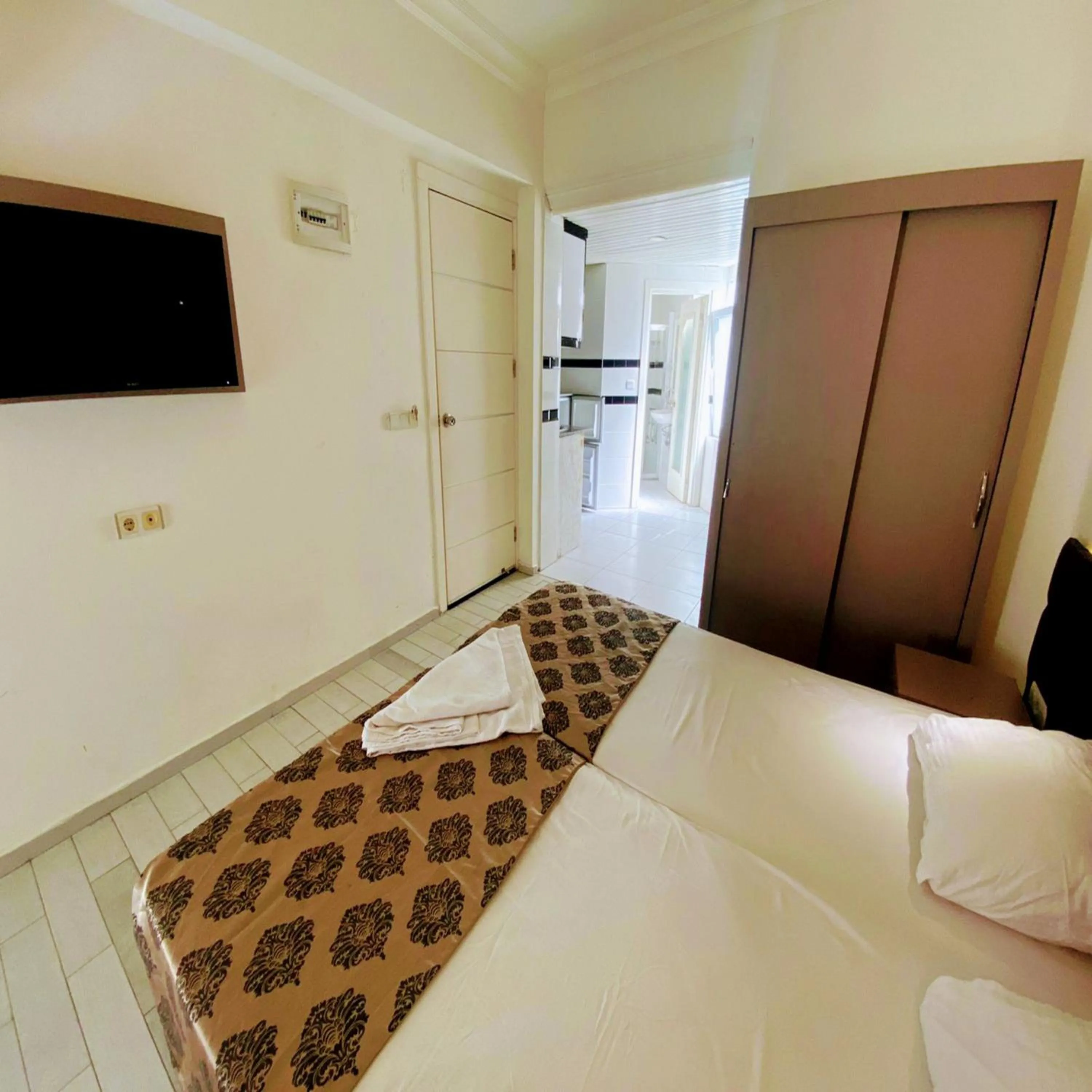 Bed in Cleopatra City Hotel Alanya