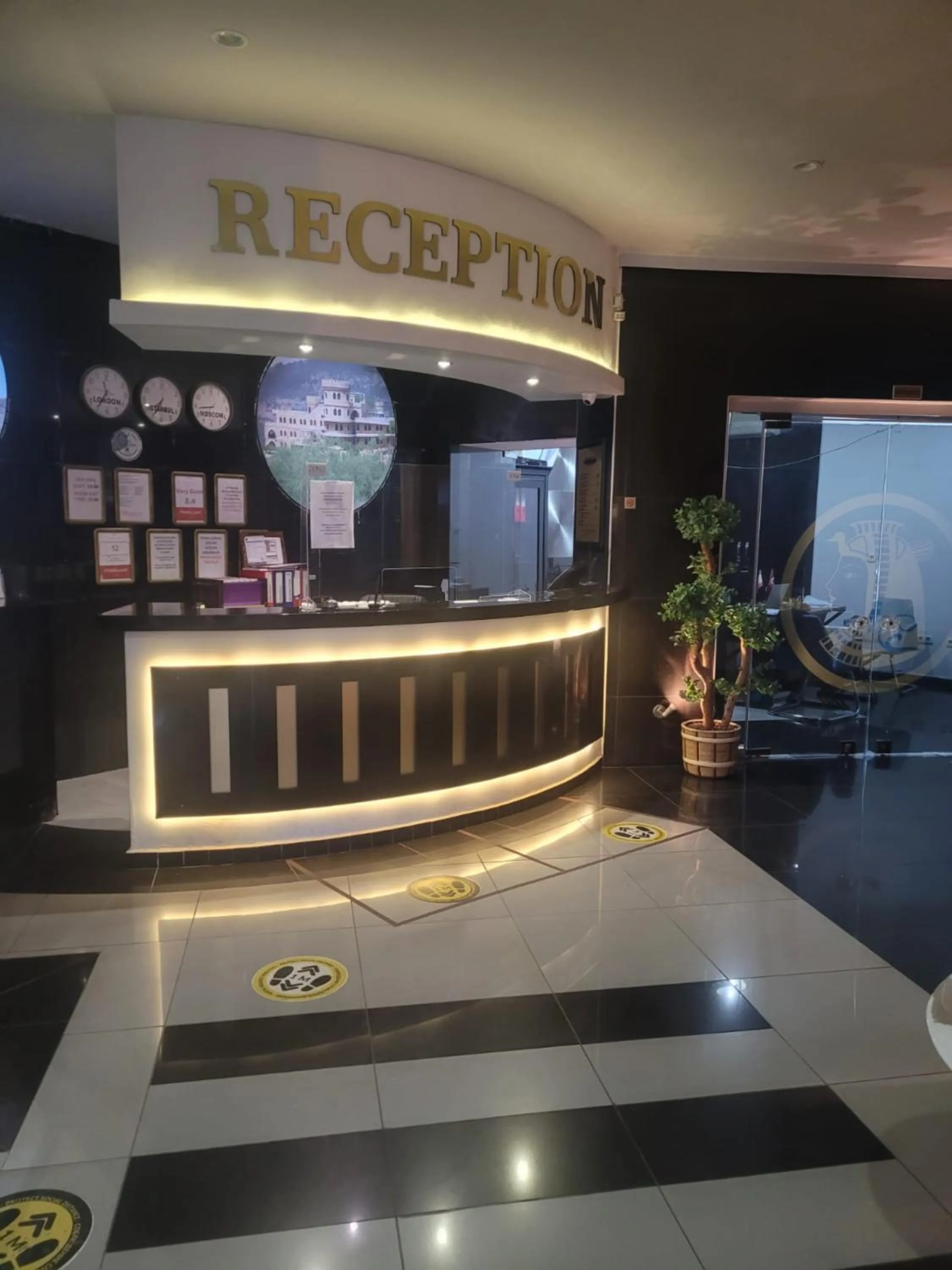 Lobby or reception in Cleopatra City Hotel Alanya