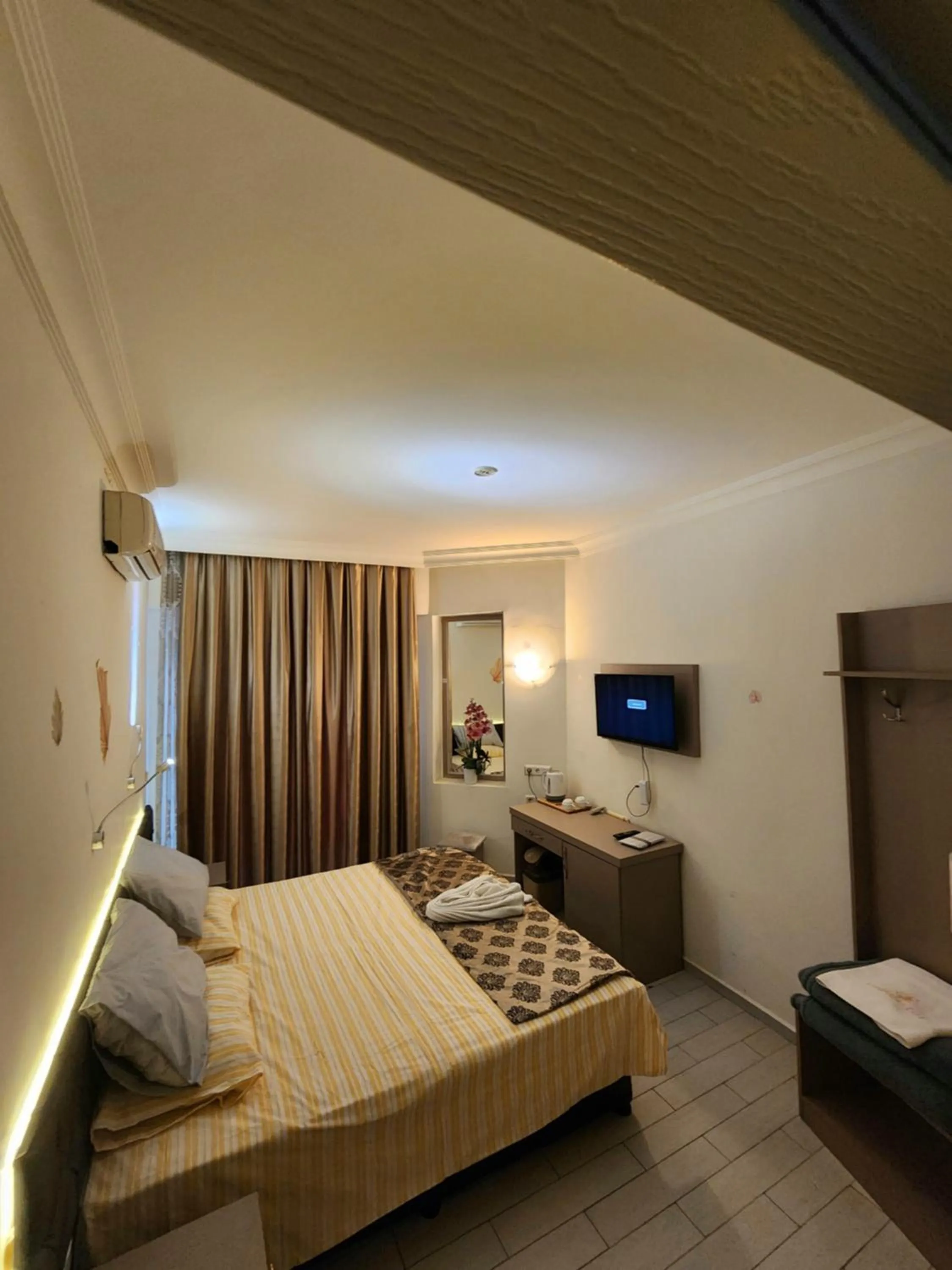 Bed in Cleopatra City Hotel Alanya