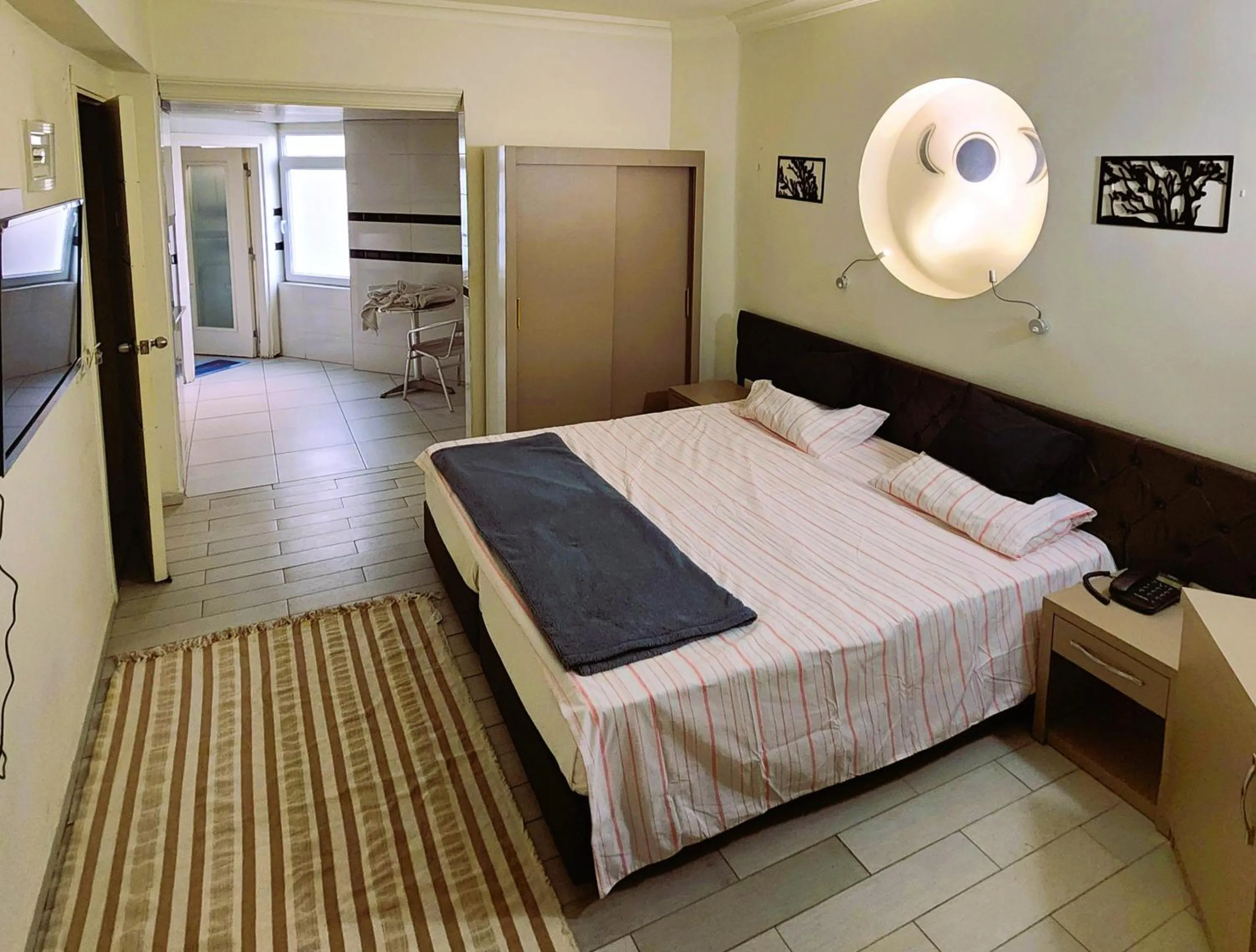 City view, Bed in Cleopatra City Hotel Alanya